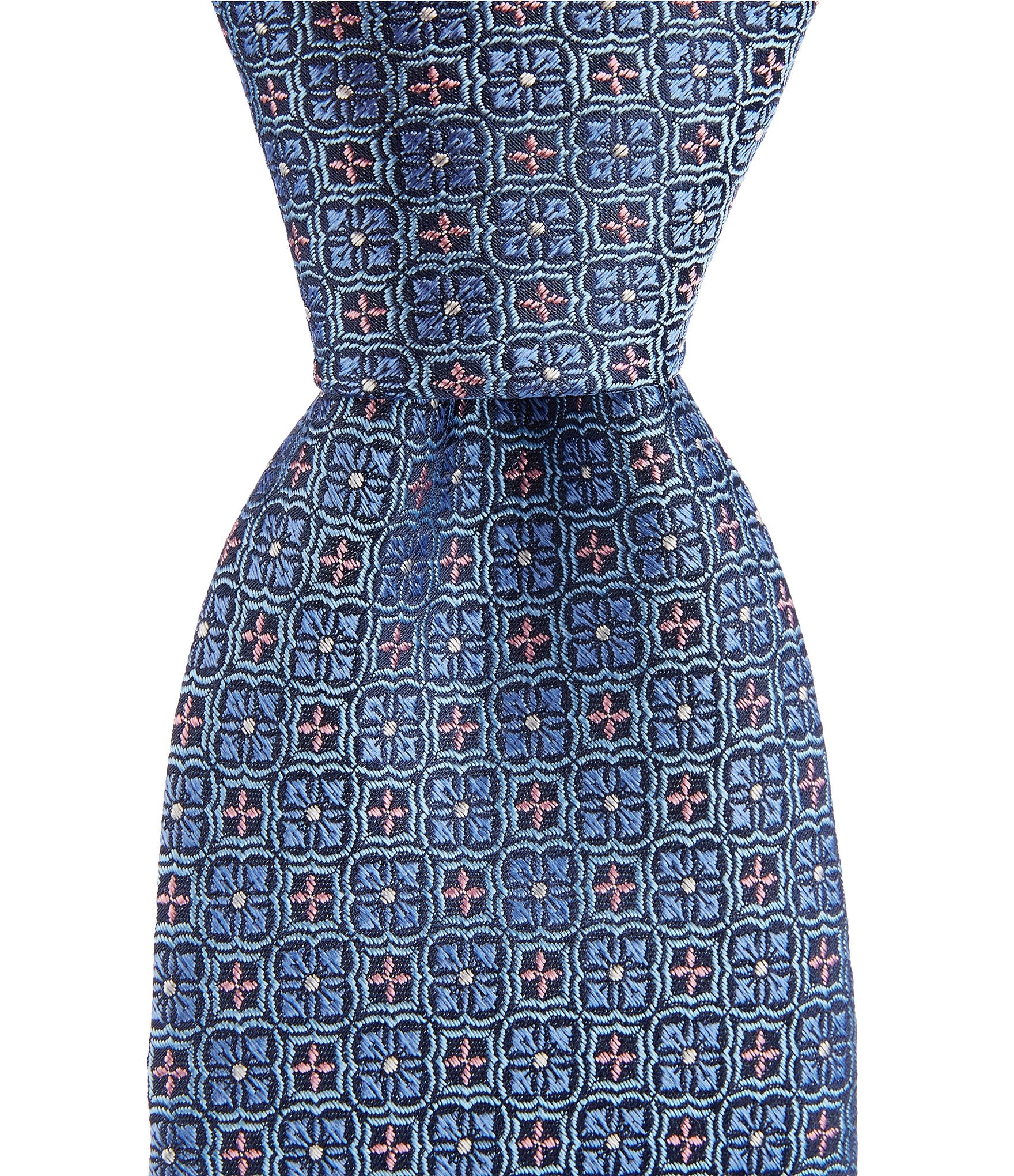 Turnbury Barrett Medallion 3.375#double; Silk Blend Tie