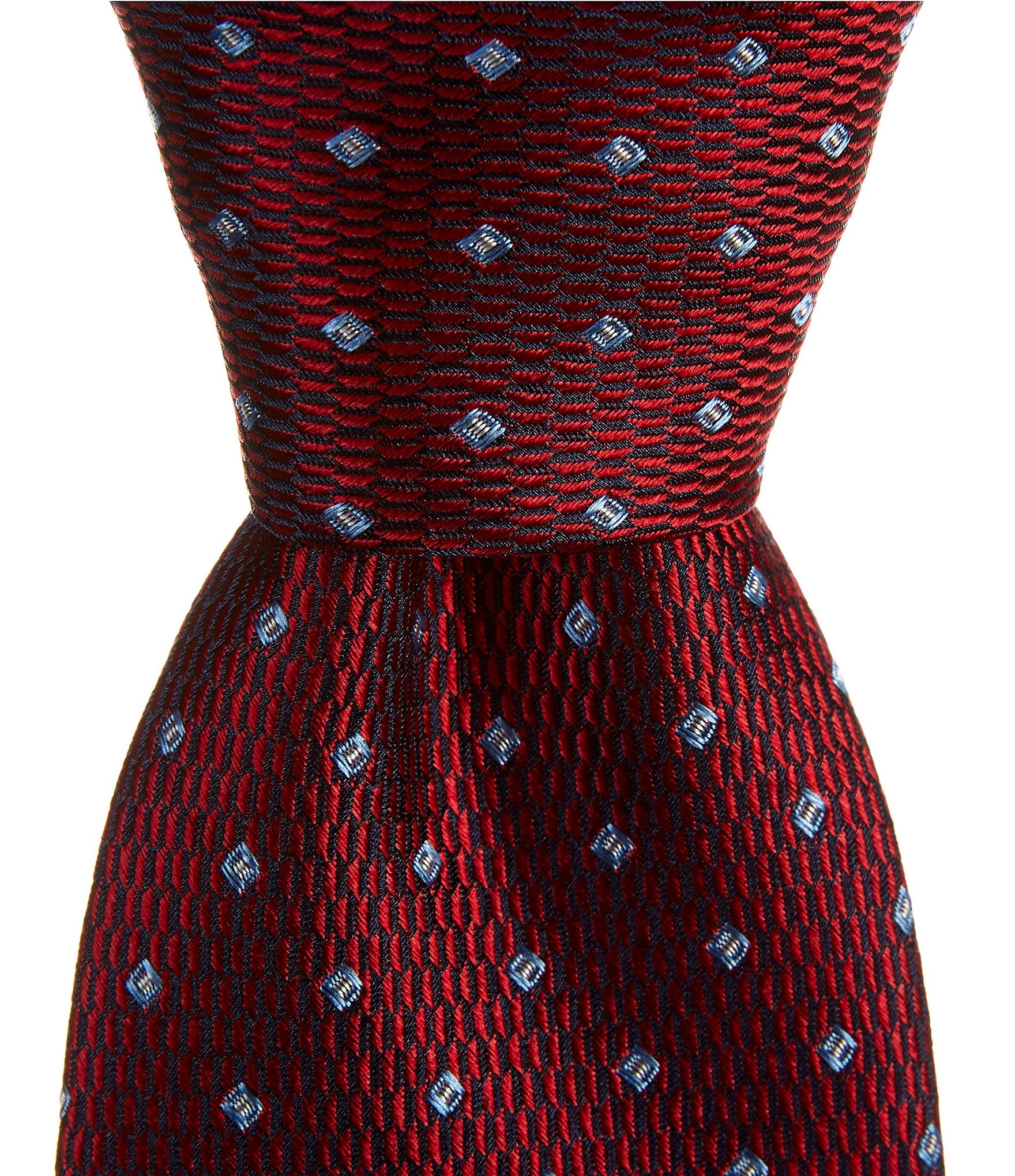 Turnbury Caden Square/Dot 3 3/8#double; Silk Blend Tie