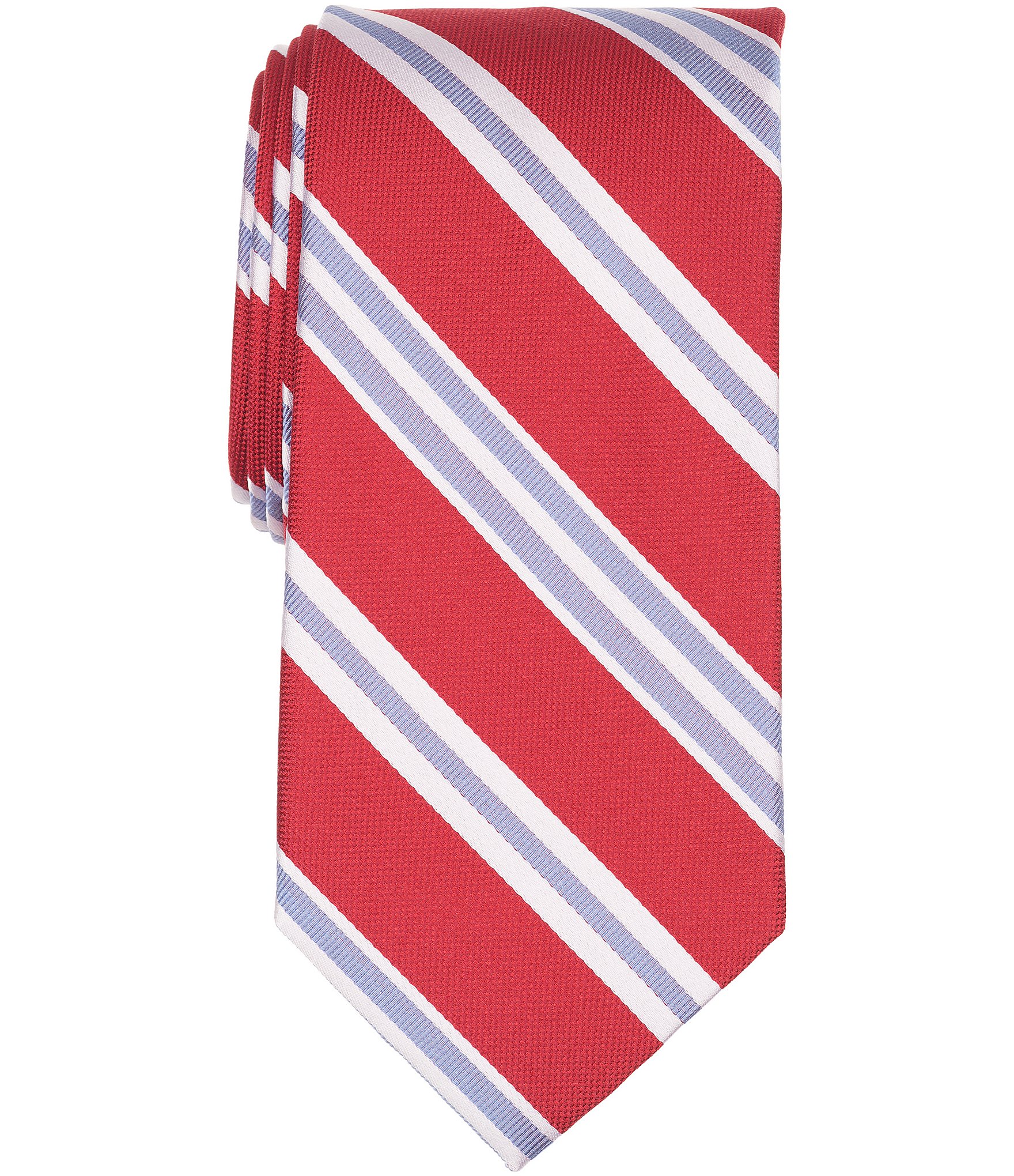 Turnbury Clarence Stripe Traditional Polyester/Silk Tie
