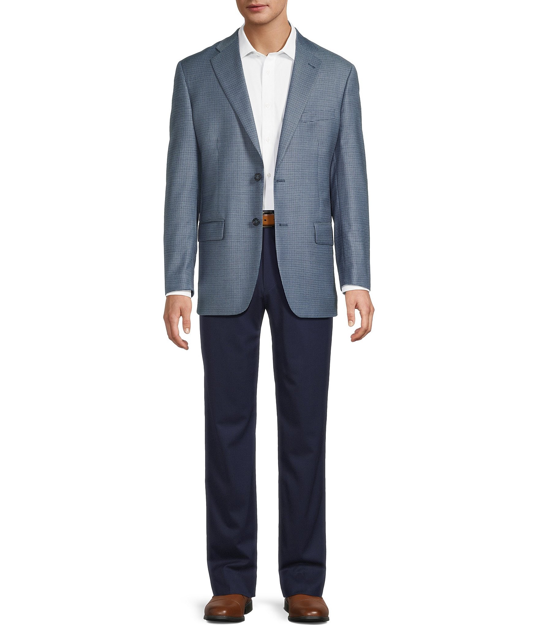 Turnbury Classic Fit Fancy Pattern Wool Blend Sport Coat