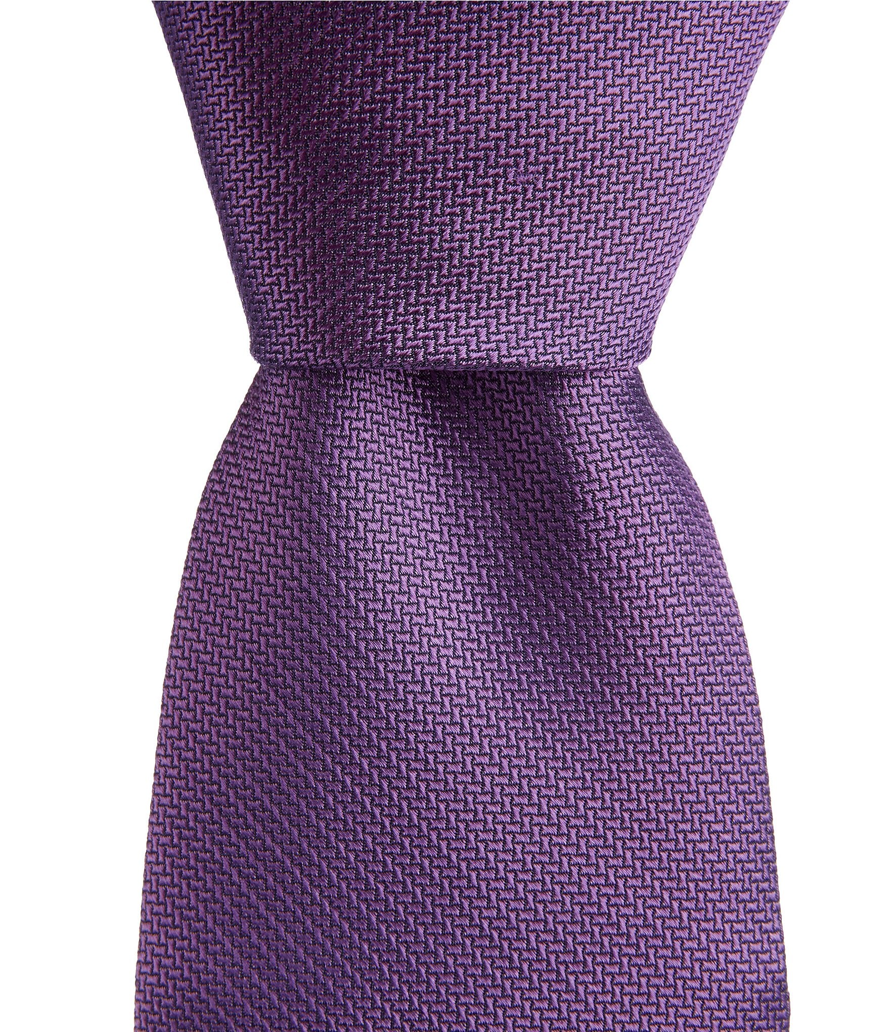 Turnbury Hayes Solid 3.375#double; Silk Blend Tie