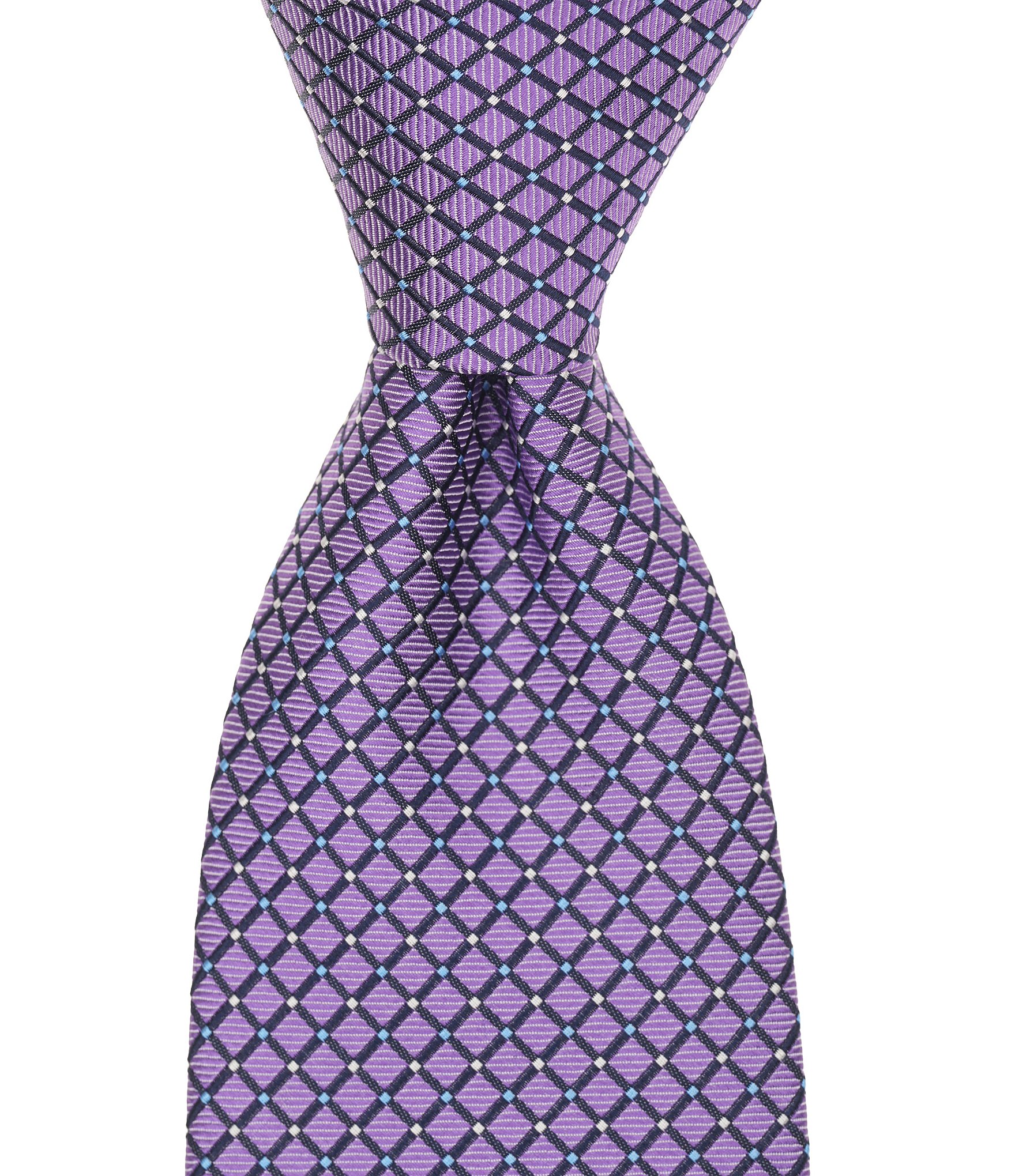 Turnbury Omri Mini Grid Traditional Silk Blend Tie