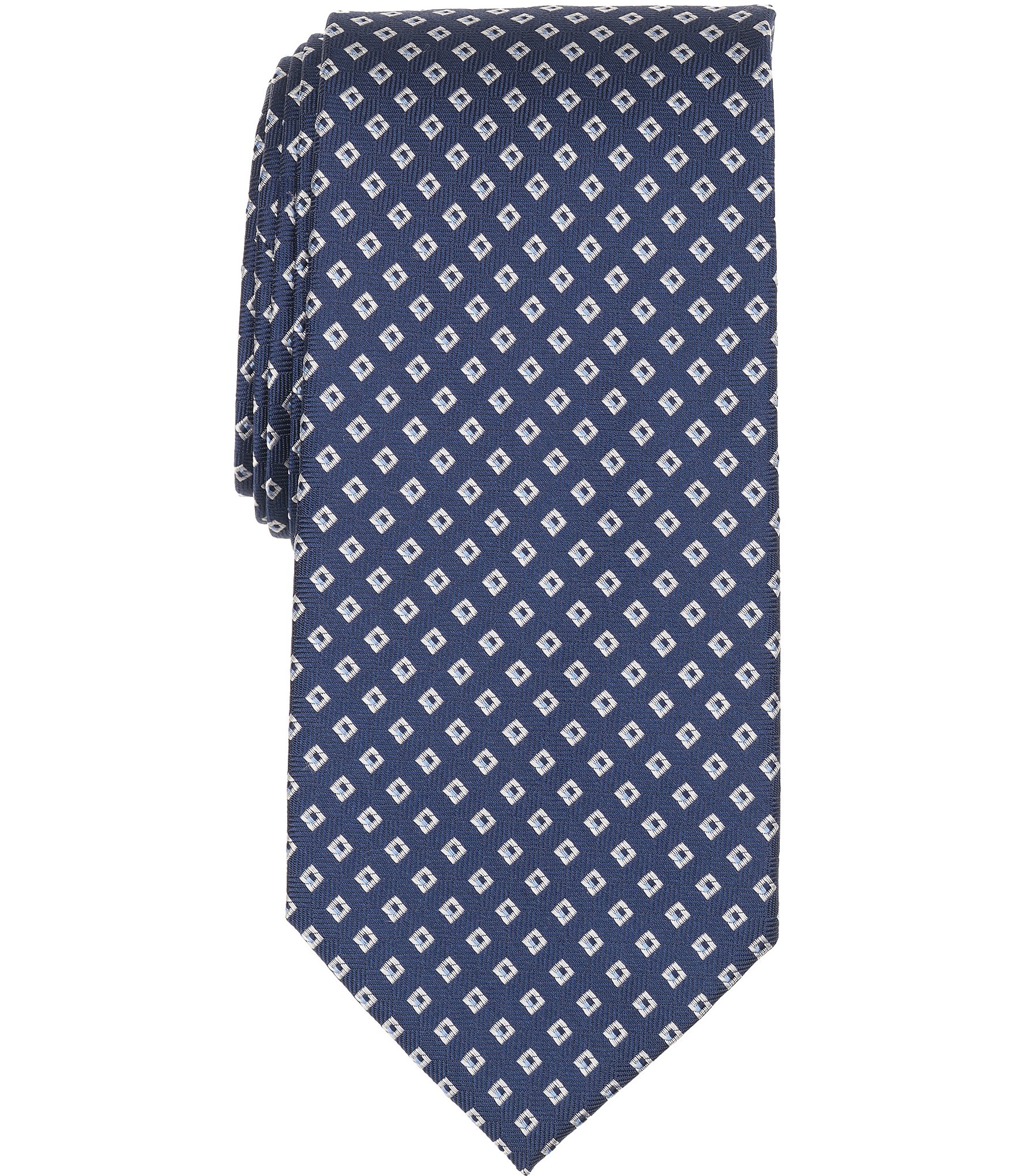 Turnbury Square Neat Stripe Traditional Silk Blend Tie