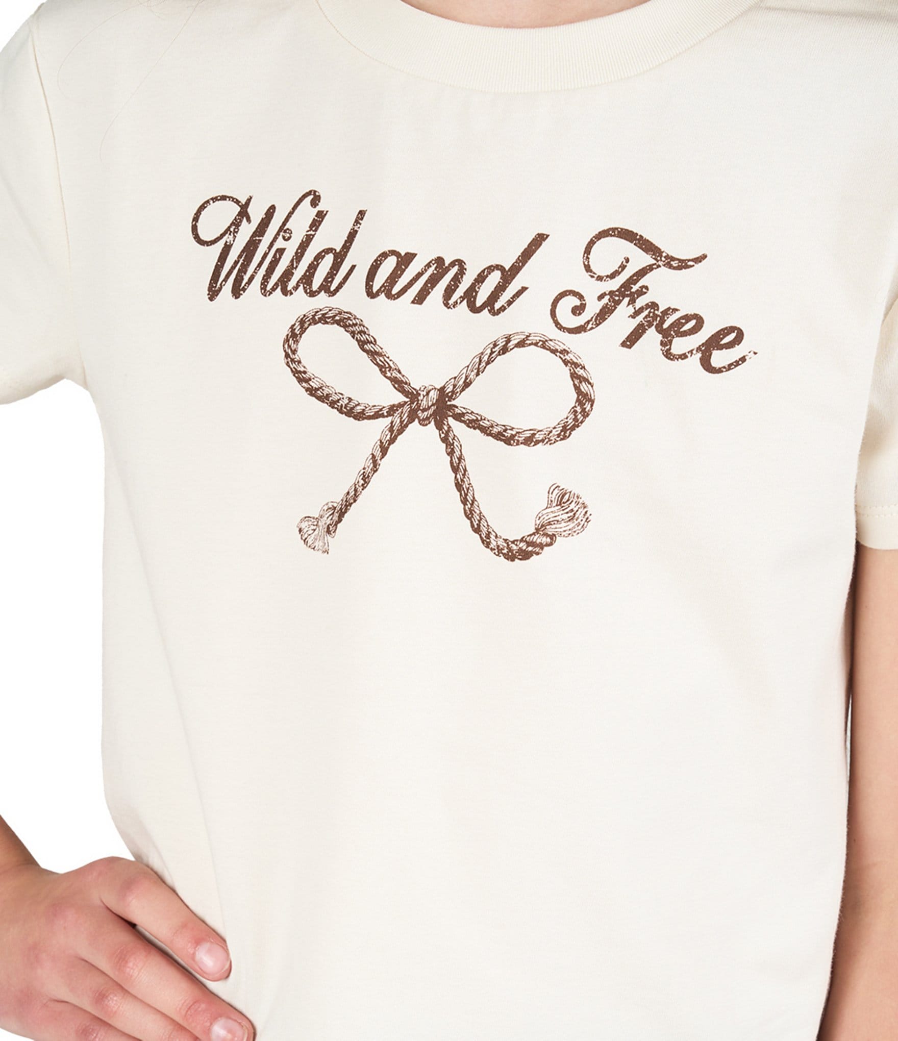 Tween Diva Big Girls Short-Sleeve Wild And Free T-Shirt & Printed Tiered Skirt Set