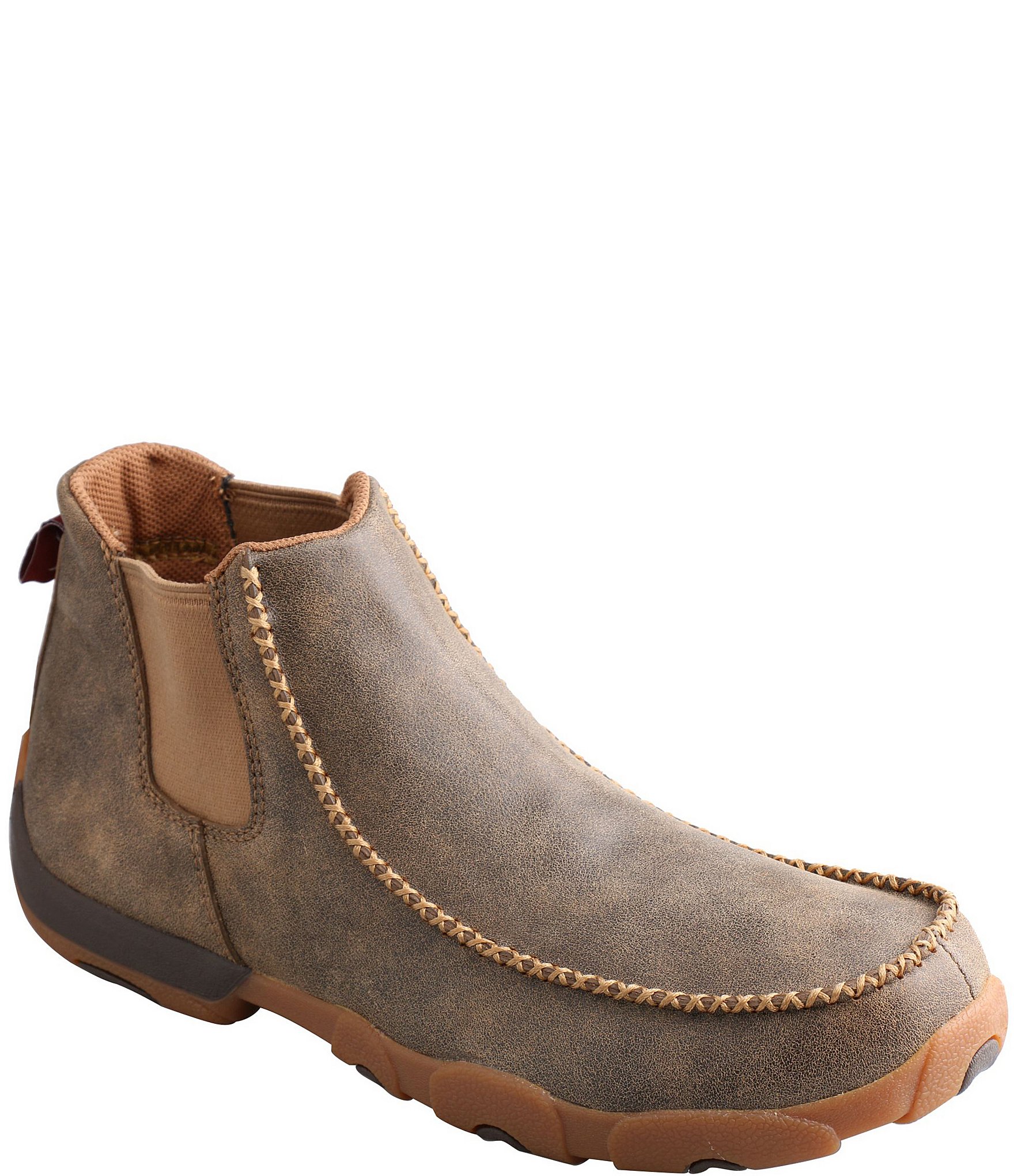 moccasin boots mens leather