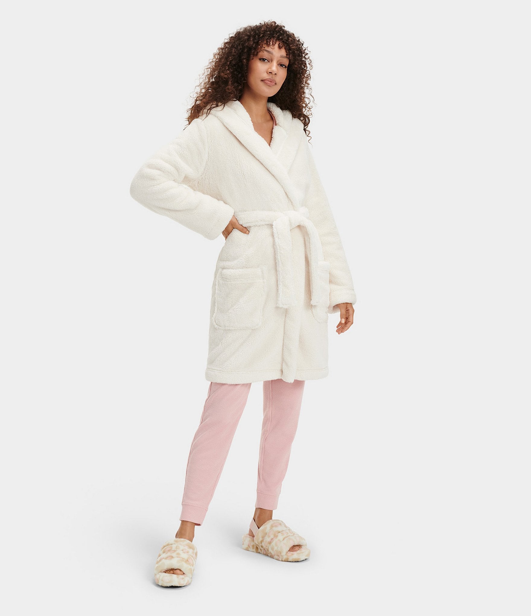 UGG® Aarti Plush Hooded Cozy Sherpa Robe