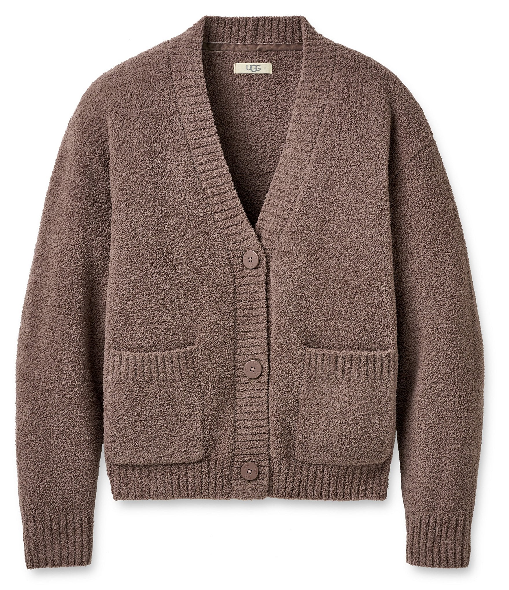 UGG Adalynne Cozy Knit Long Sleeve Button-Front Cardigan