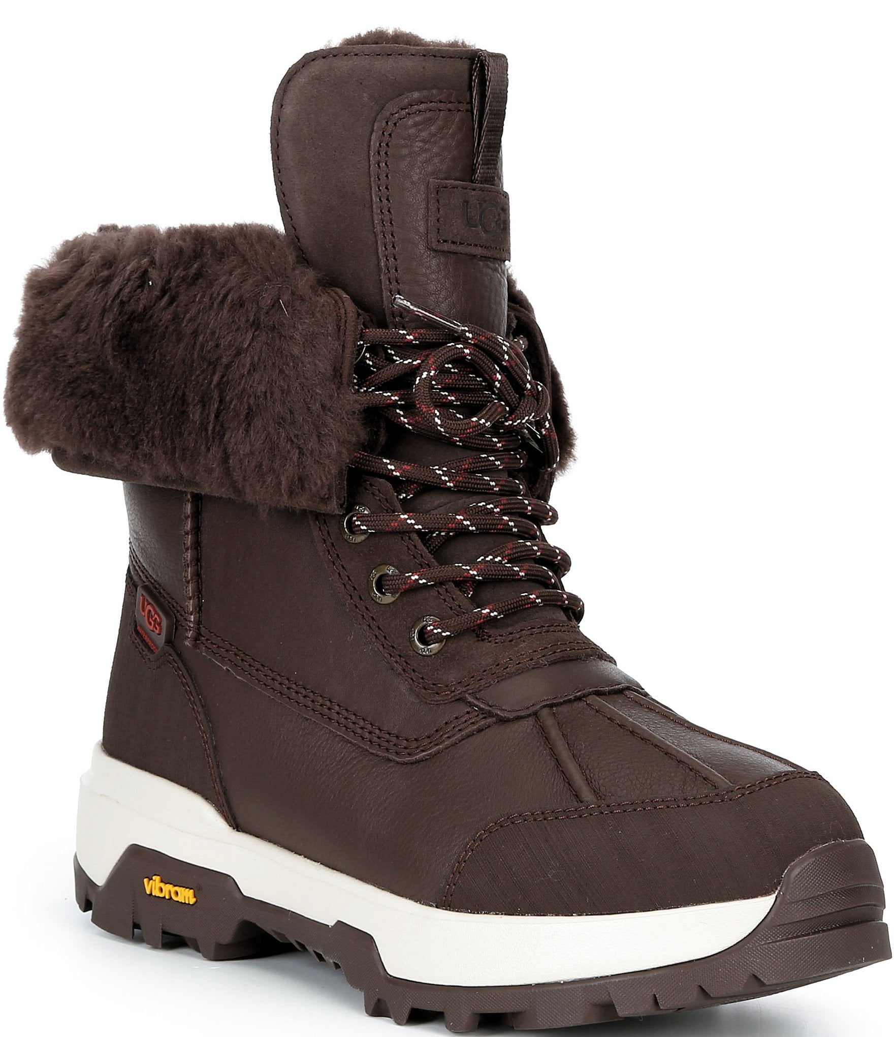 UGG Women's Adirondack Boot XXV Waterproof Leather Faux Fur Lined Family Matching Winter Boots
