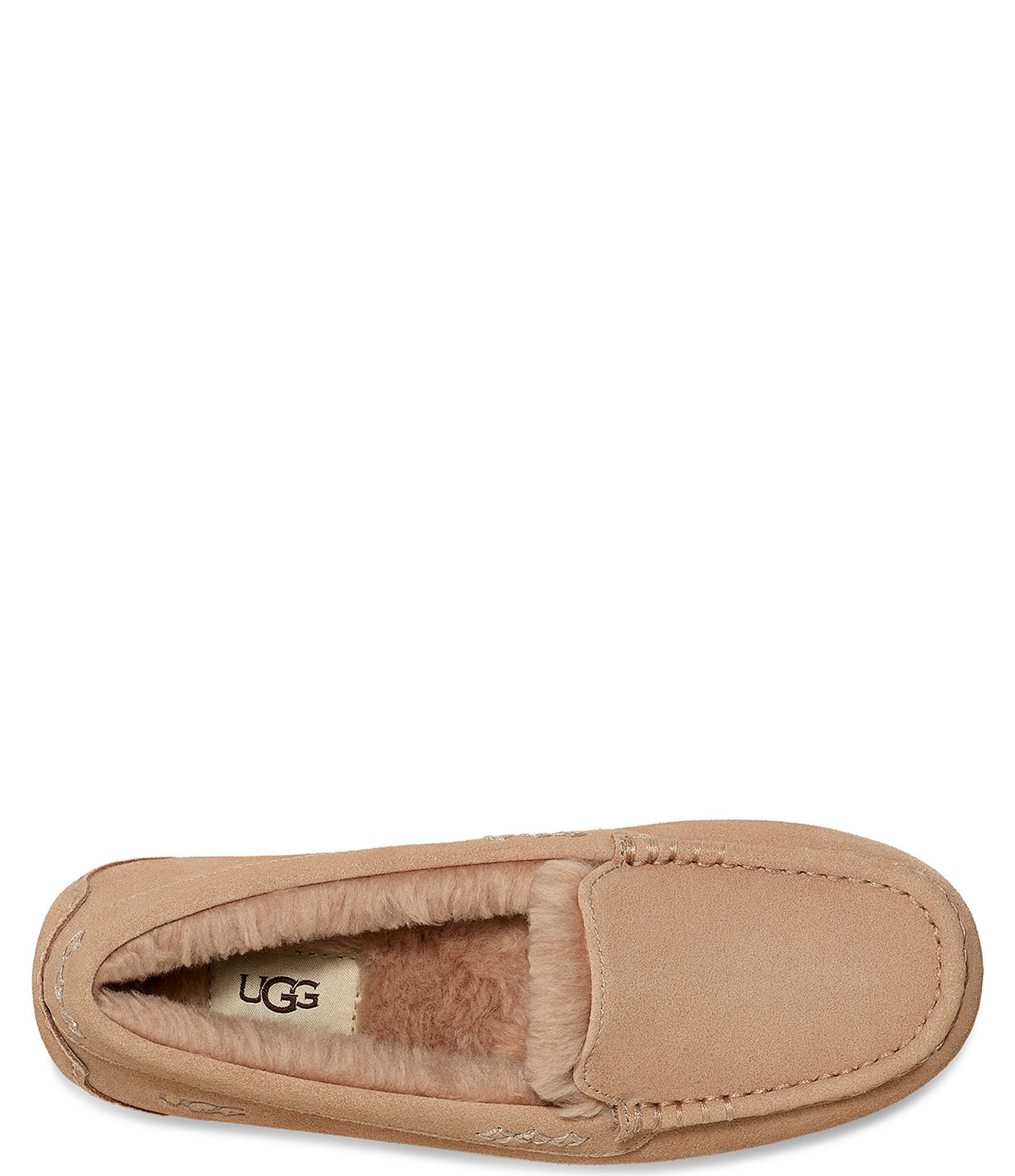 UGG Ansley Water-Resistant Suede Wool Lined Slippers