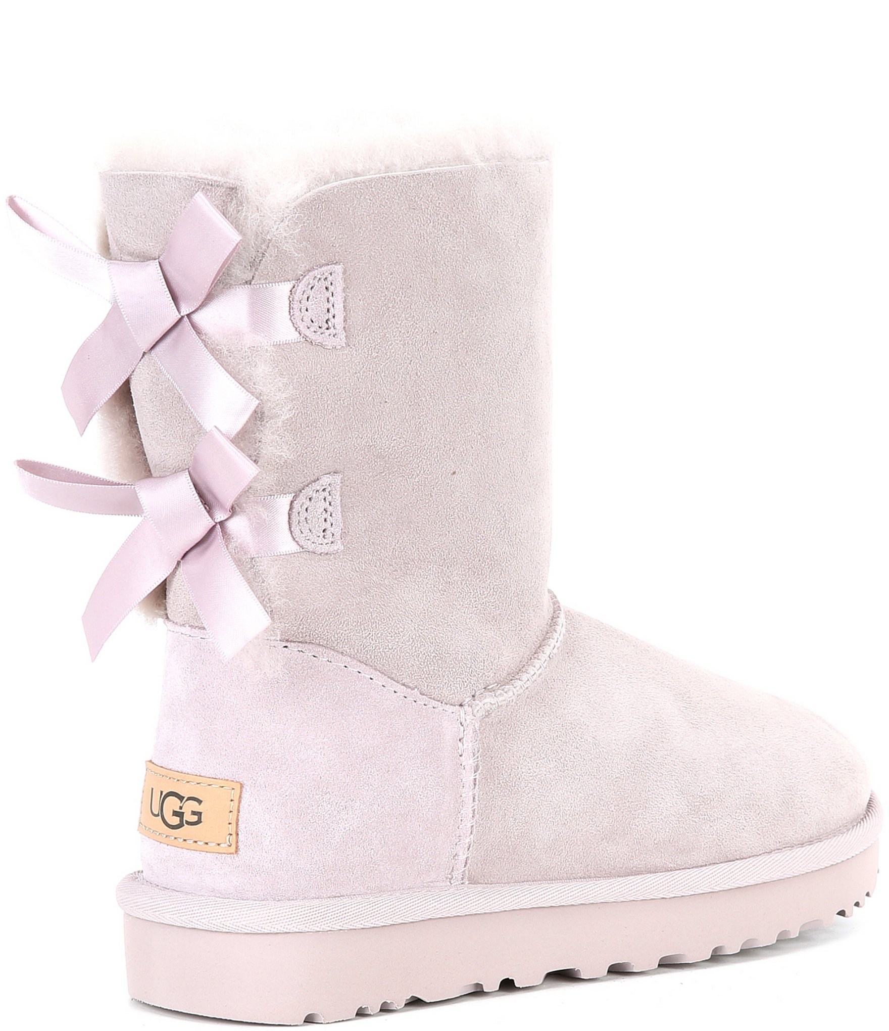 UGG Bailey Suede Bow II Water-Repellent Boots