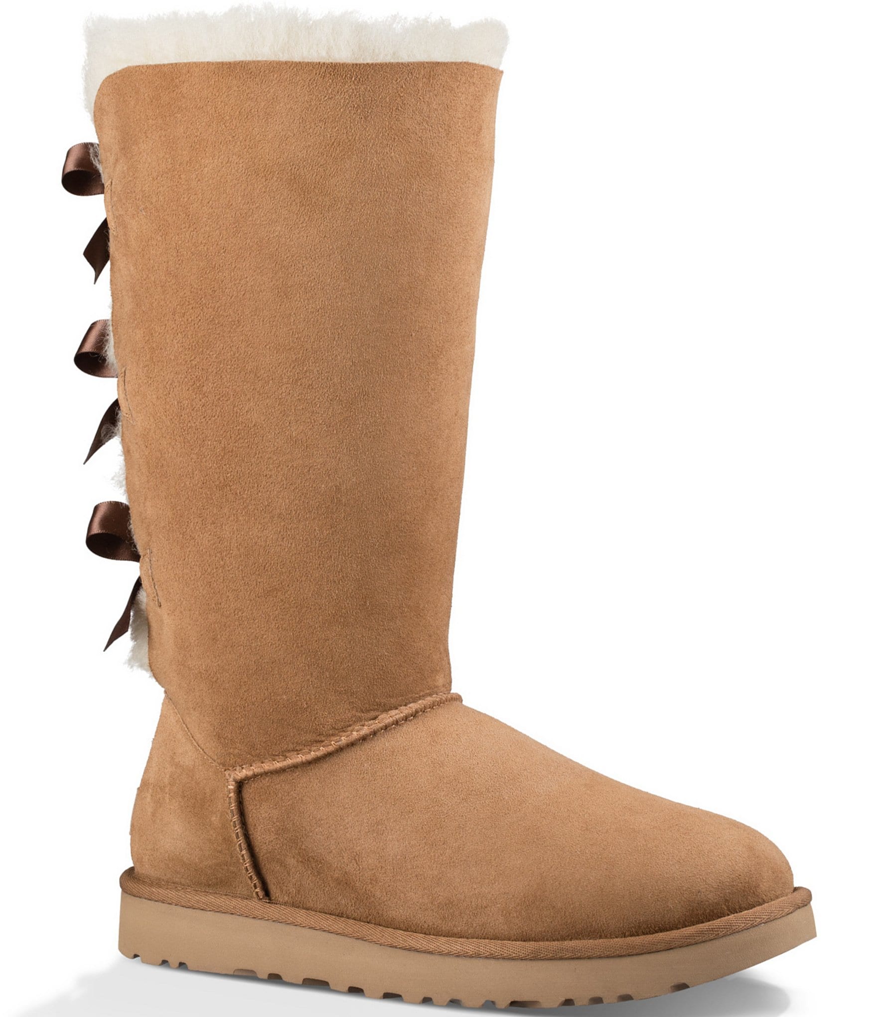 UGG® Bailey Bow Tall II Suede Water 