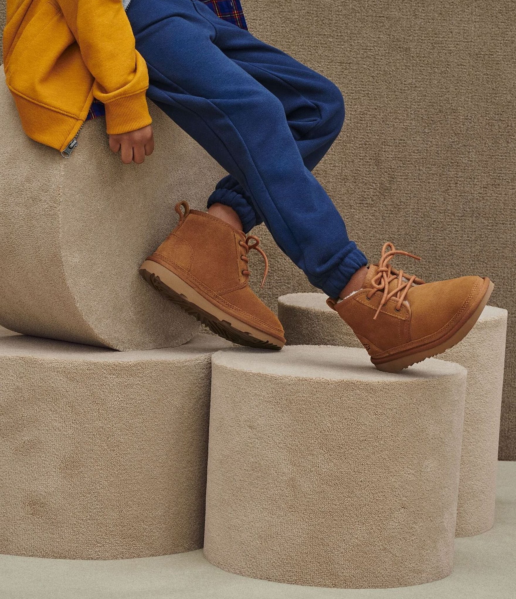 UGG Kids' Neumel II Water Resistant Suede Booties (Youth)