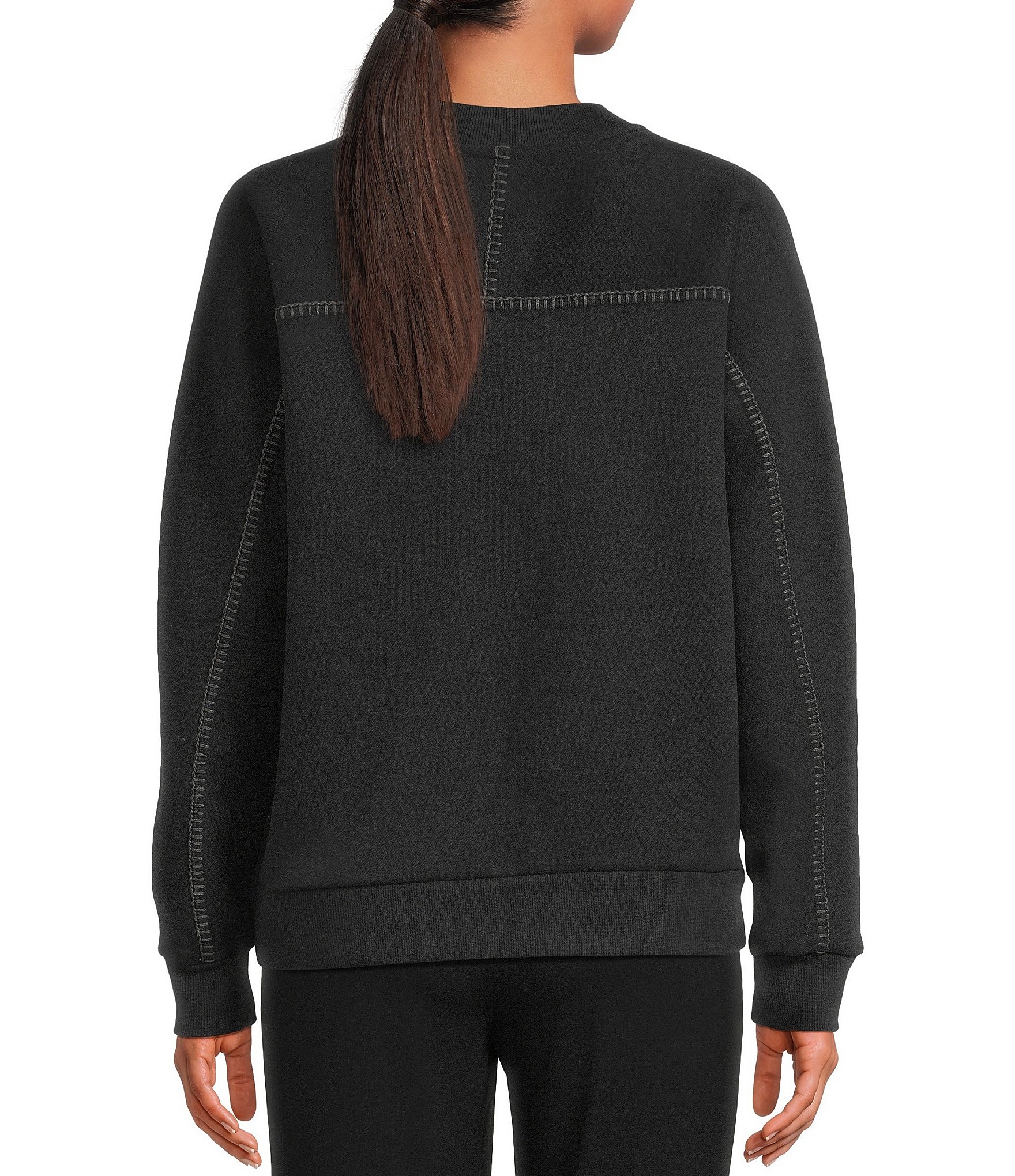 UGG Classic Fleece Crewneck Raglan Sleeve Coordinating Sweatshirt