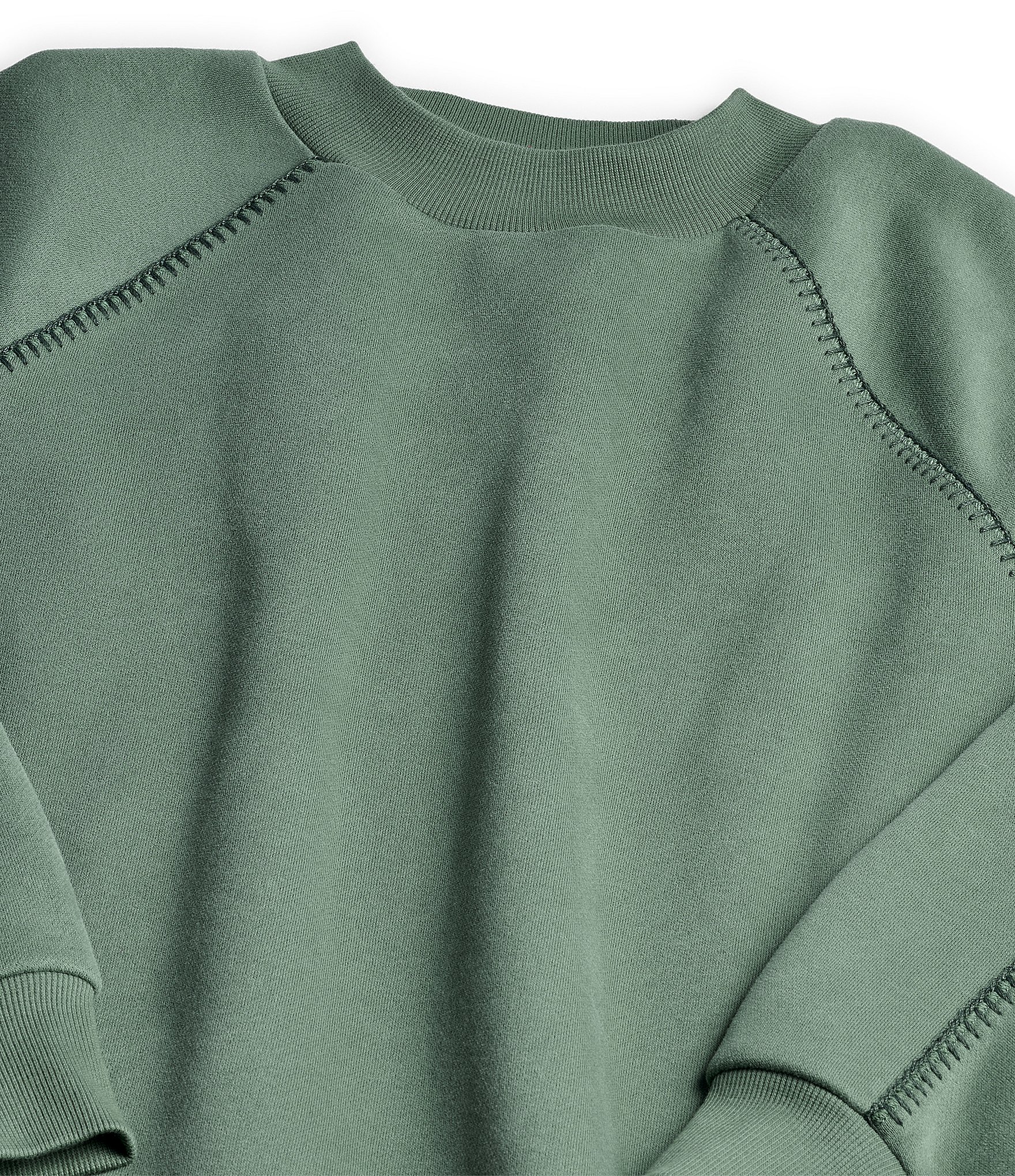 UGG Classic Fleece Crewneck Raglan Sleeve Coordinating Sweatshirt
