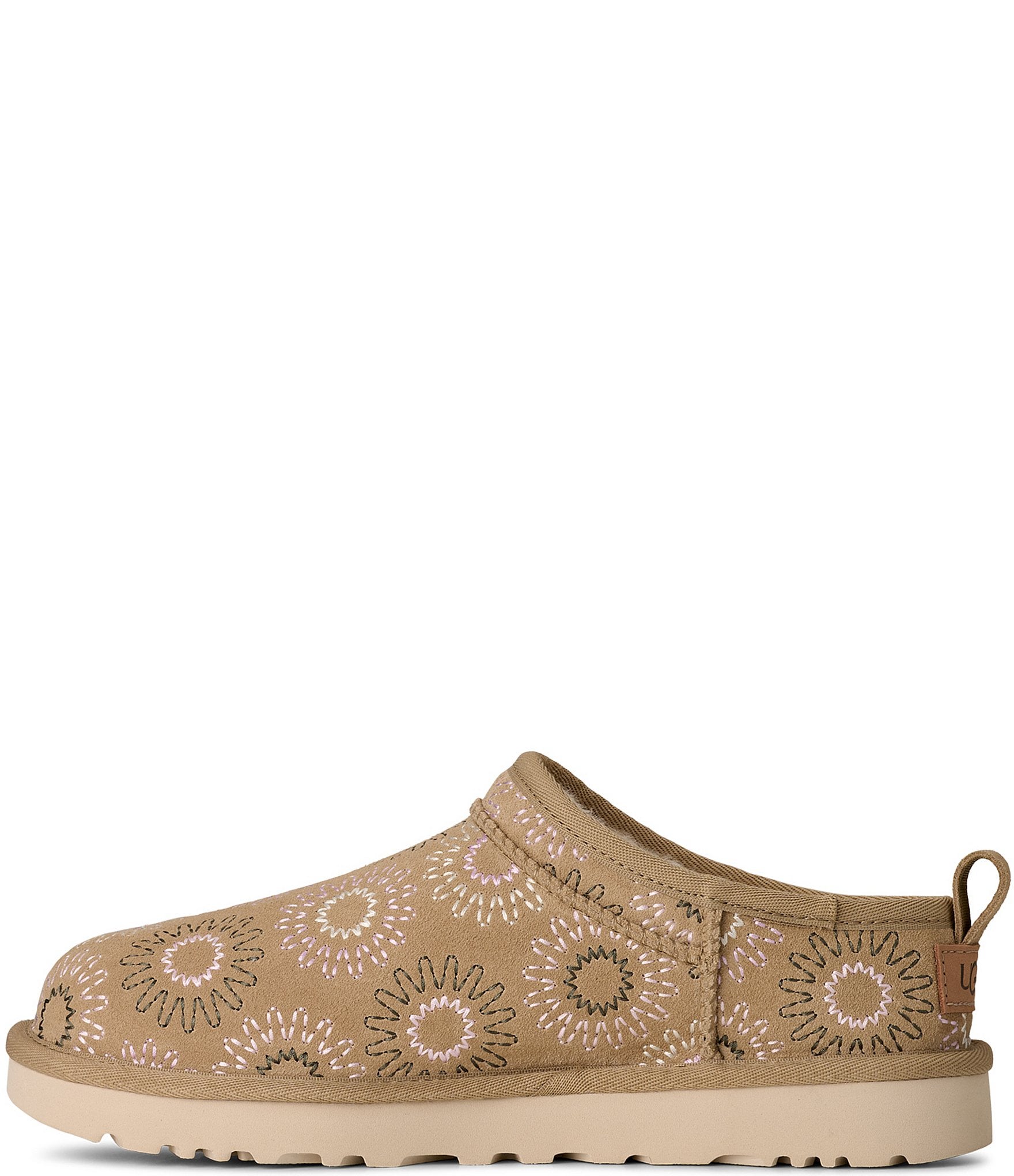 UGG Classic Micro Sun Stitch Suede Booties