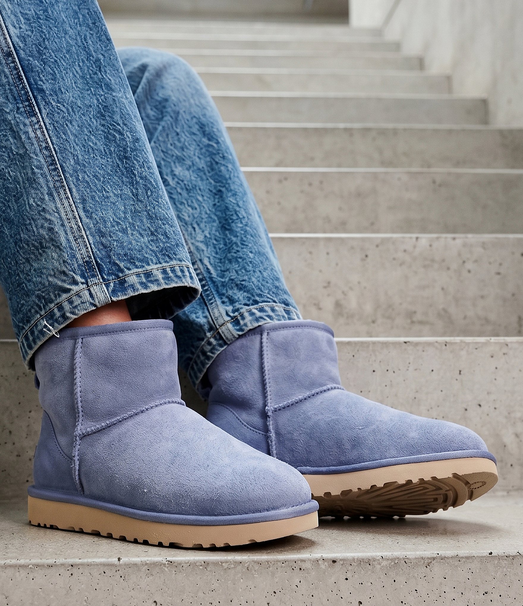 UGG Classic Mini II Water Resistant Suede Family Matching Ankle Booties