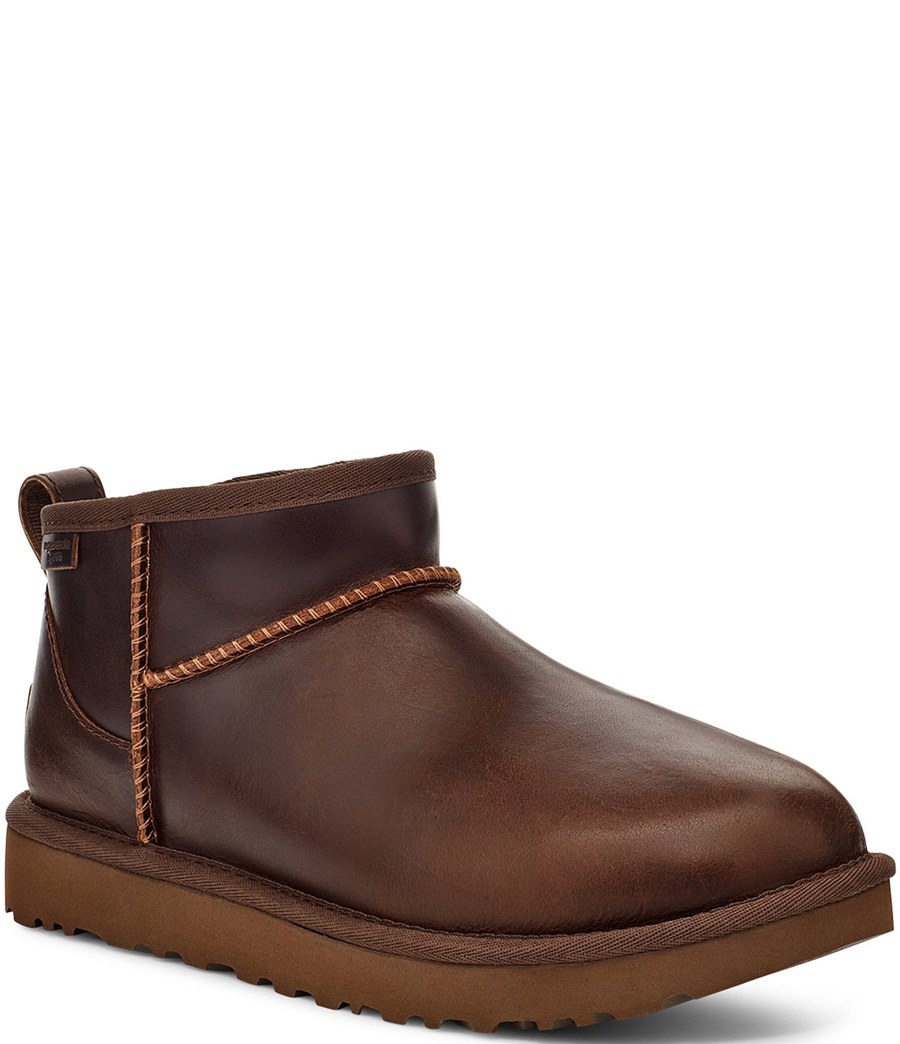 UGG Classic Ultra Mini Leather Regenerate Booties Dillard s