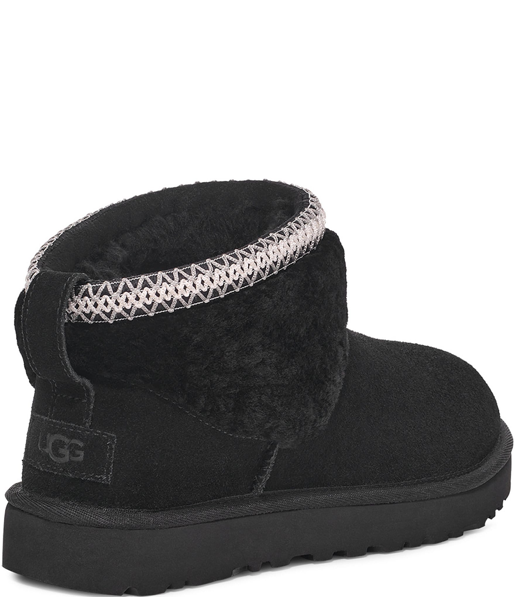 UGG Classic Ultra Mini Maxi Curly Suede Booties