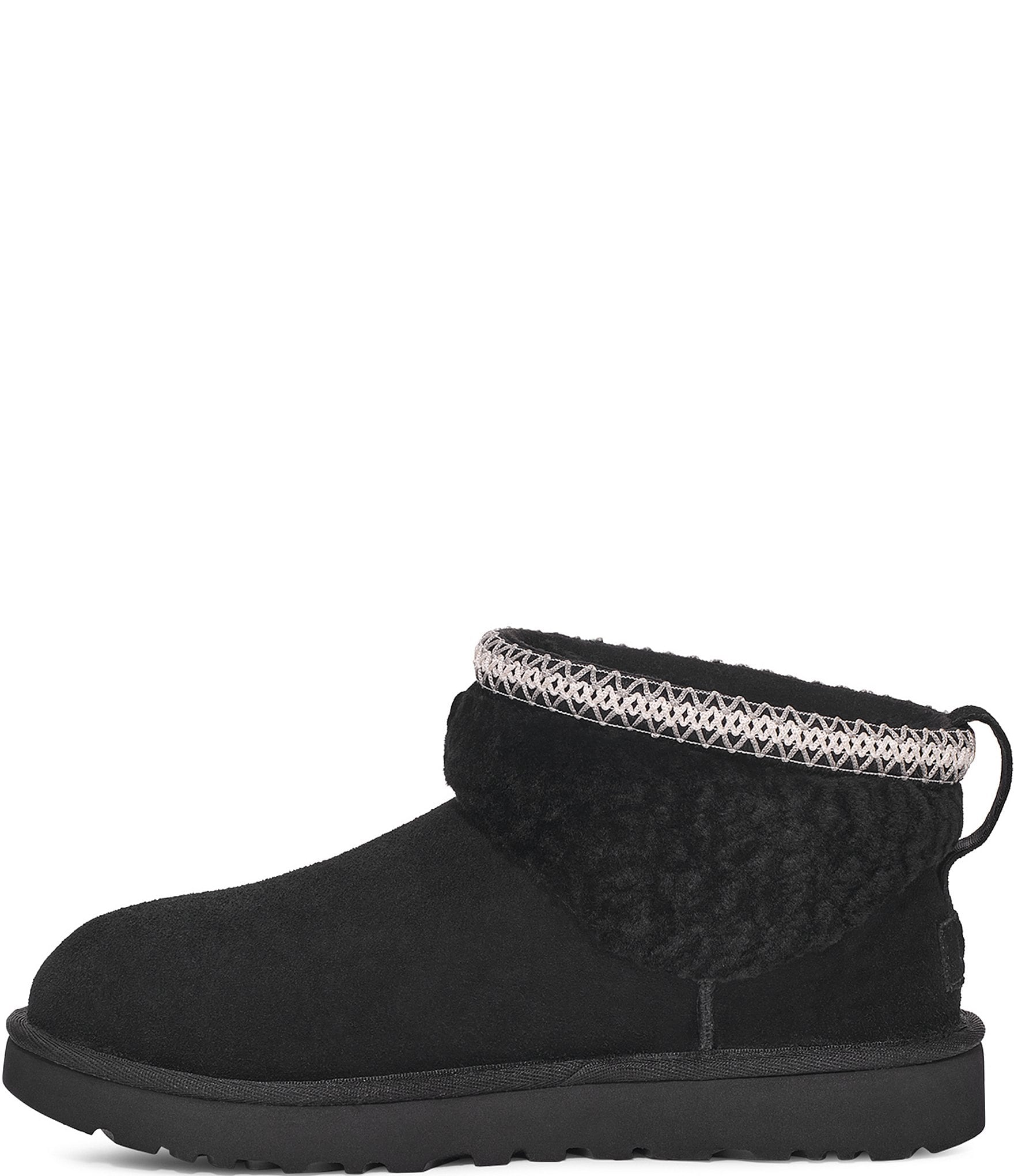 UGG Classic Ultra Mini Maxi Curly Suede Booties