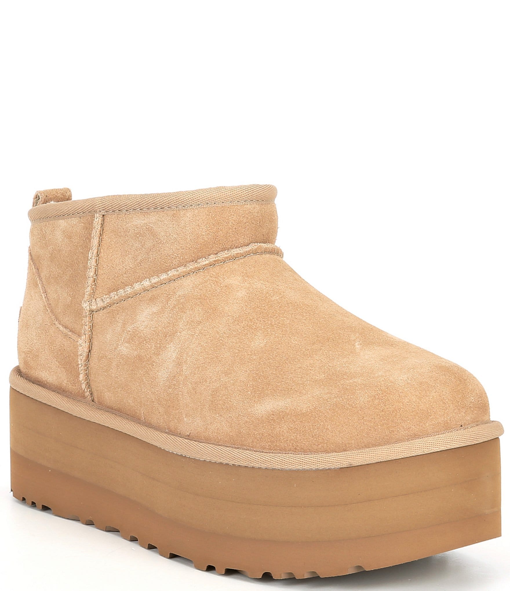 UGG Classic Ultra Mini Platform Suede Booties