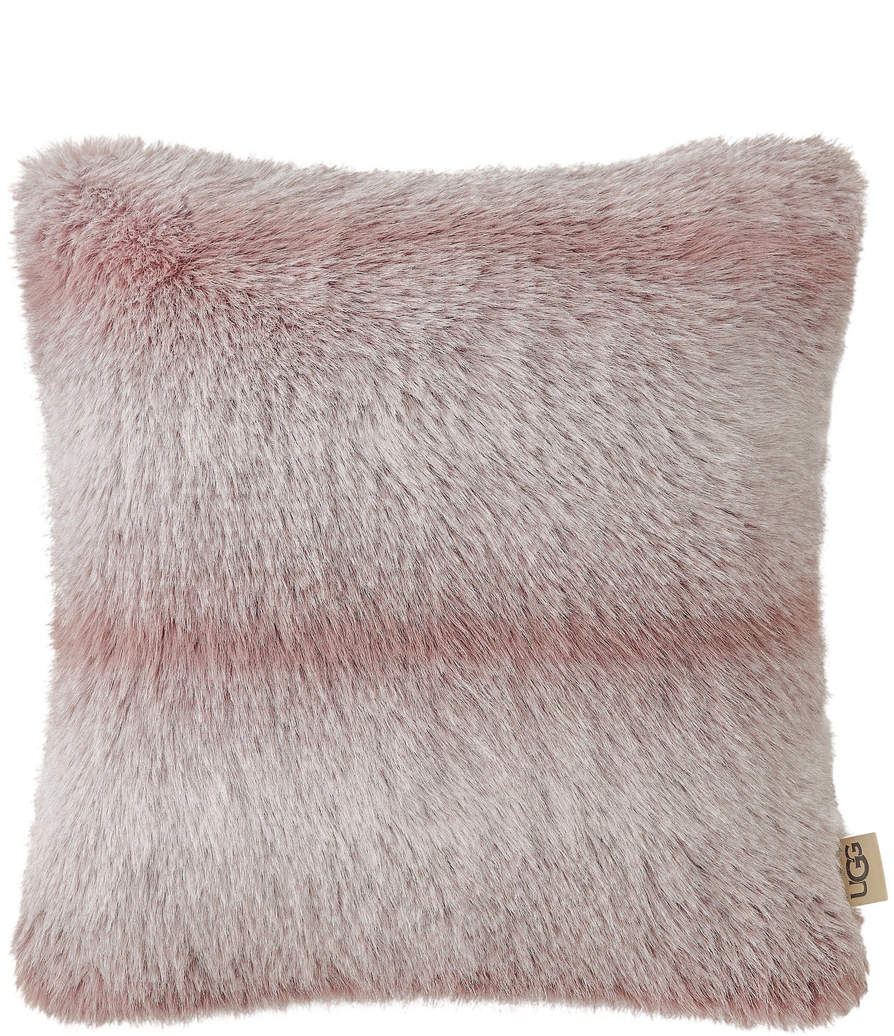 UGG Clyde Faux-Fur Ombre Design Decorative Throw Square Pillow