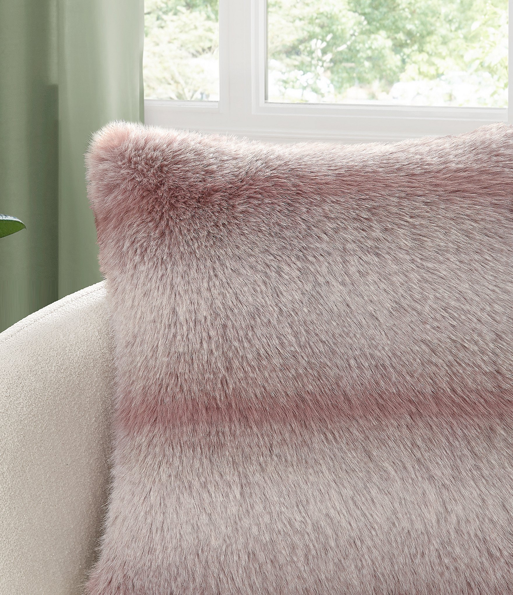UGG Clyde Faux-Fur Ombre Design Decorative Throw Square Pillow