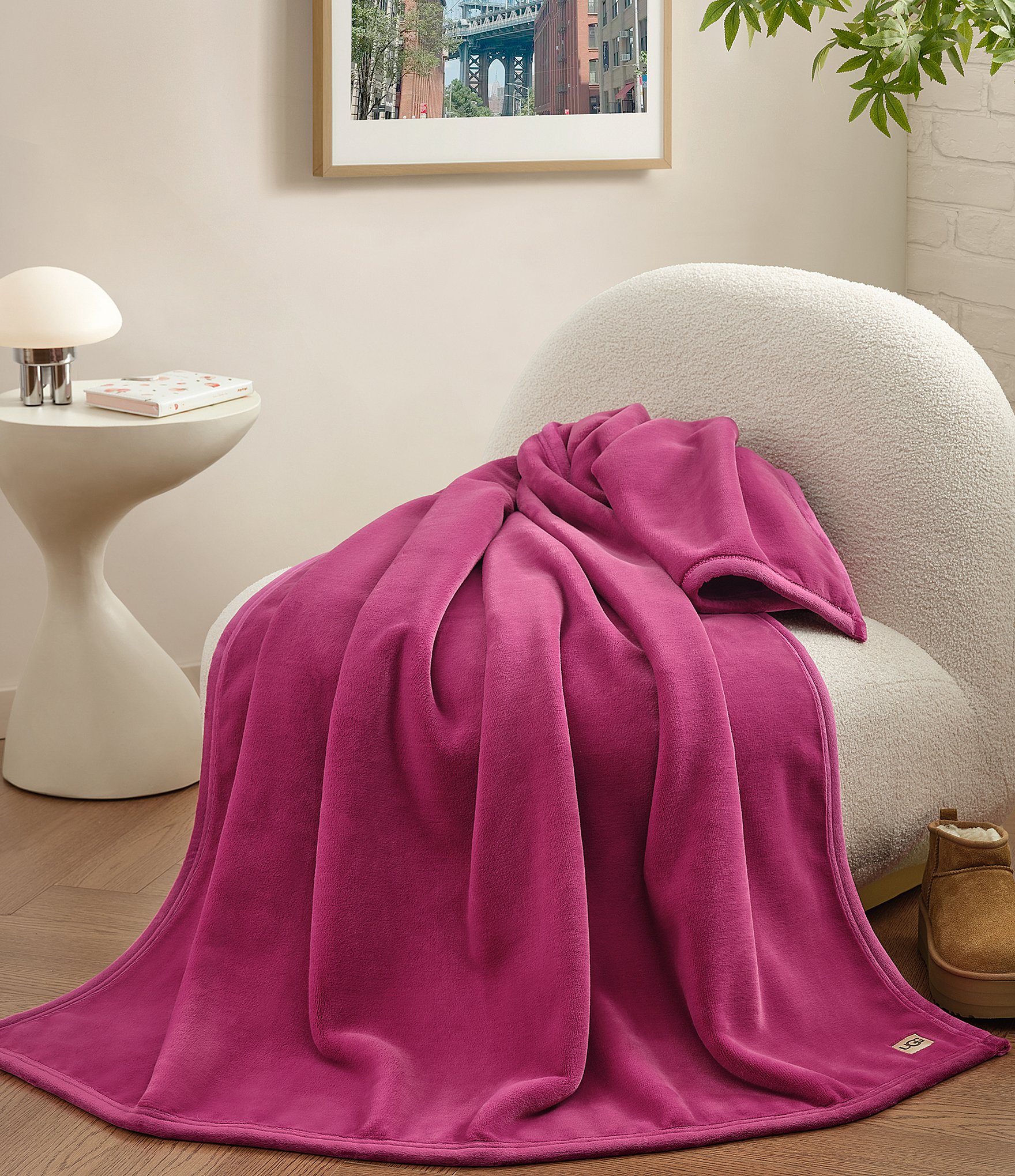 UGG Coco Luxury Plush Throw Blanket