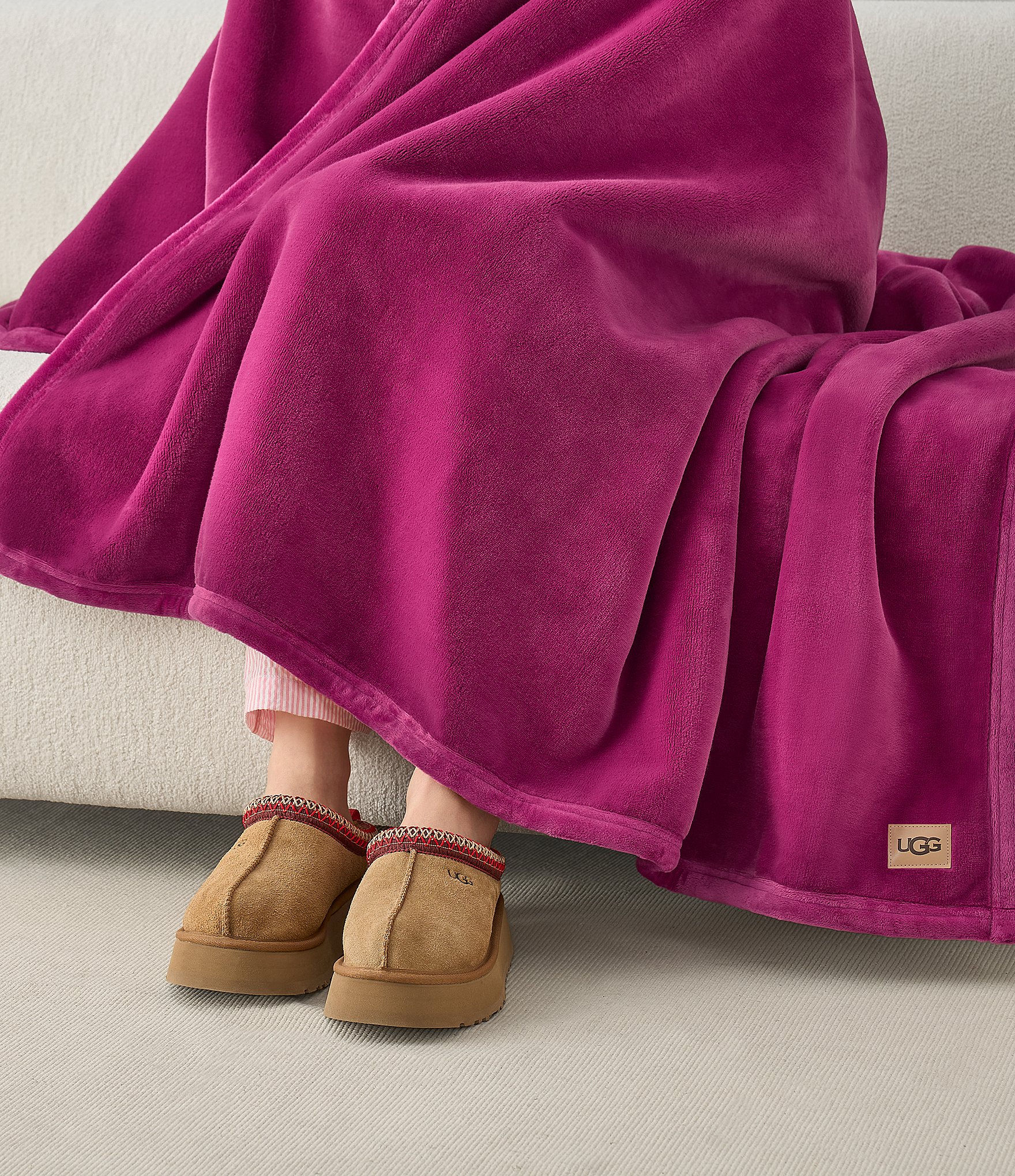 UGG Coco Luxury Plush Throw Blanket