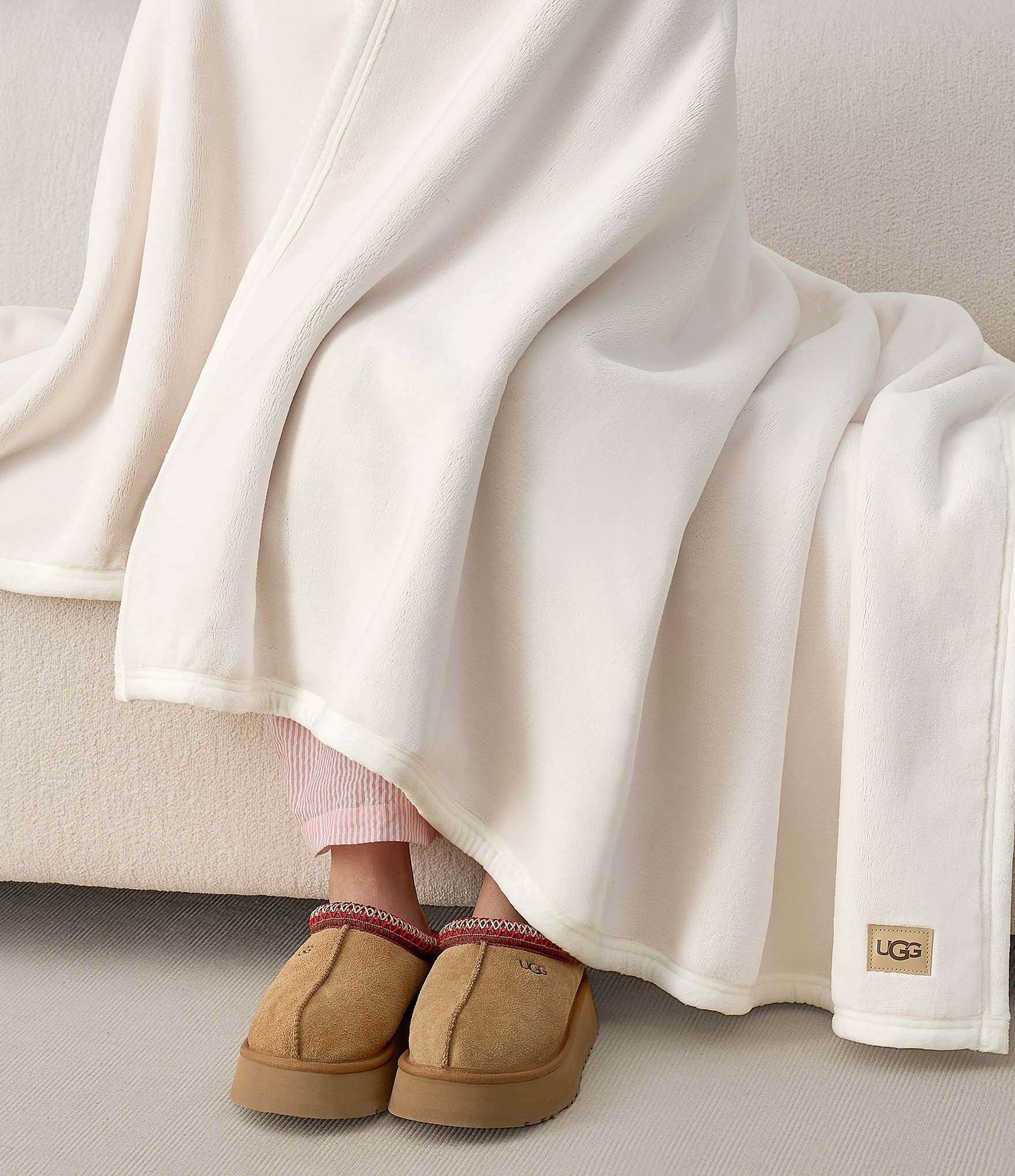 UGG Coco Luxury Plush Throw Blanket