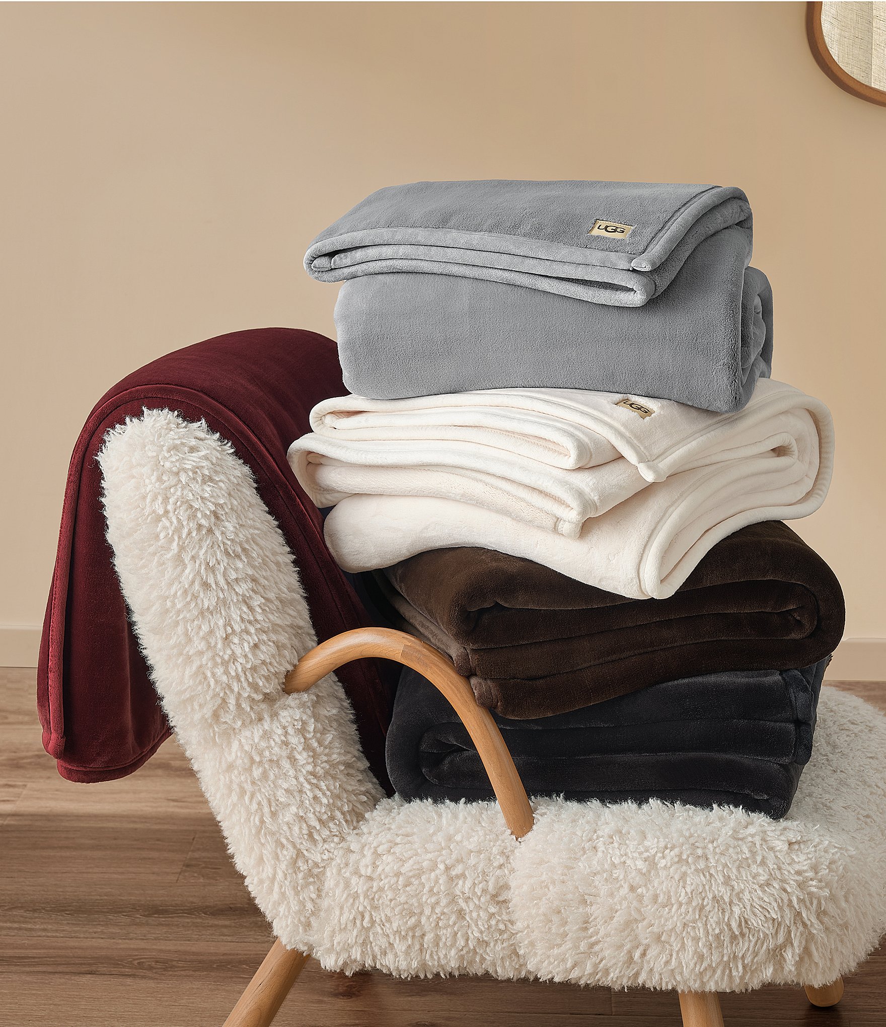 UGG Coco Luxury Plush Throw Blanket