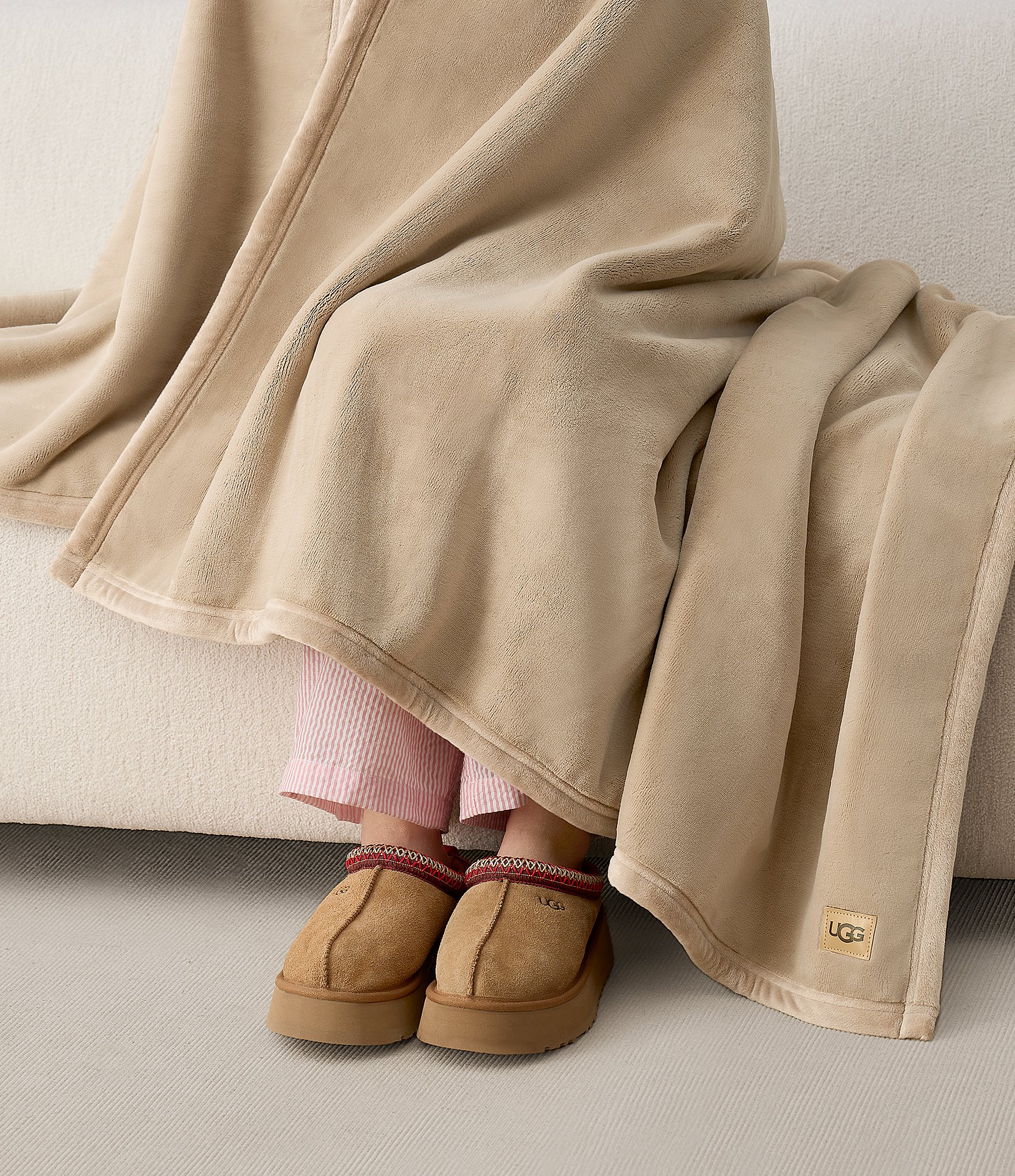 UGG Coco Luxury Plush Throw Blanket