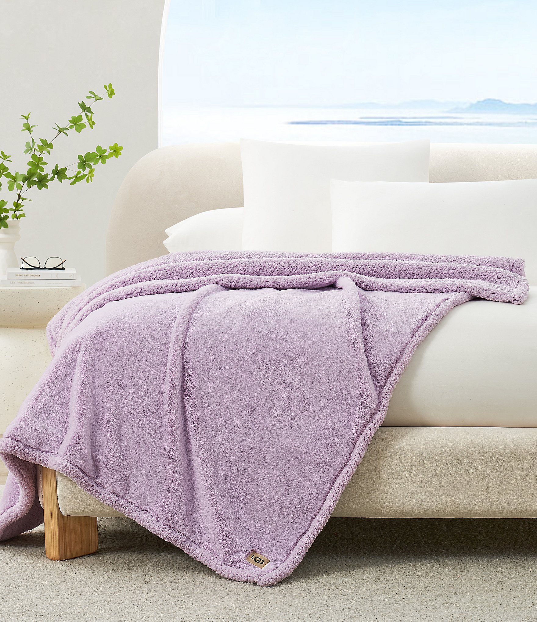 Ugg blanket purple sale