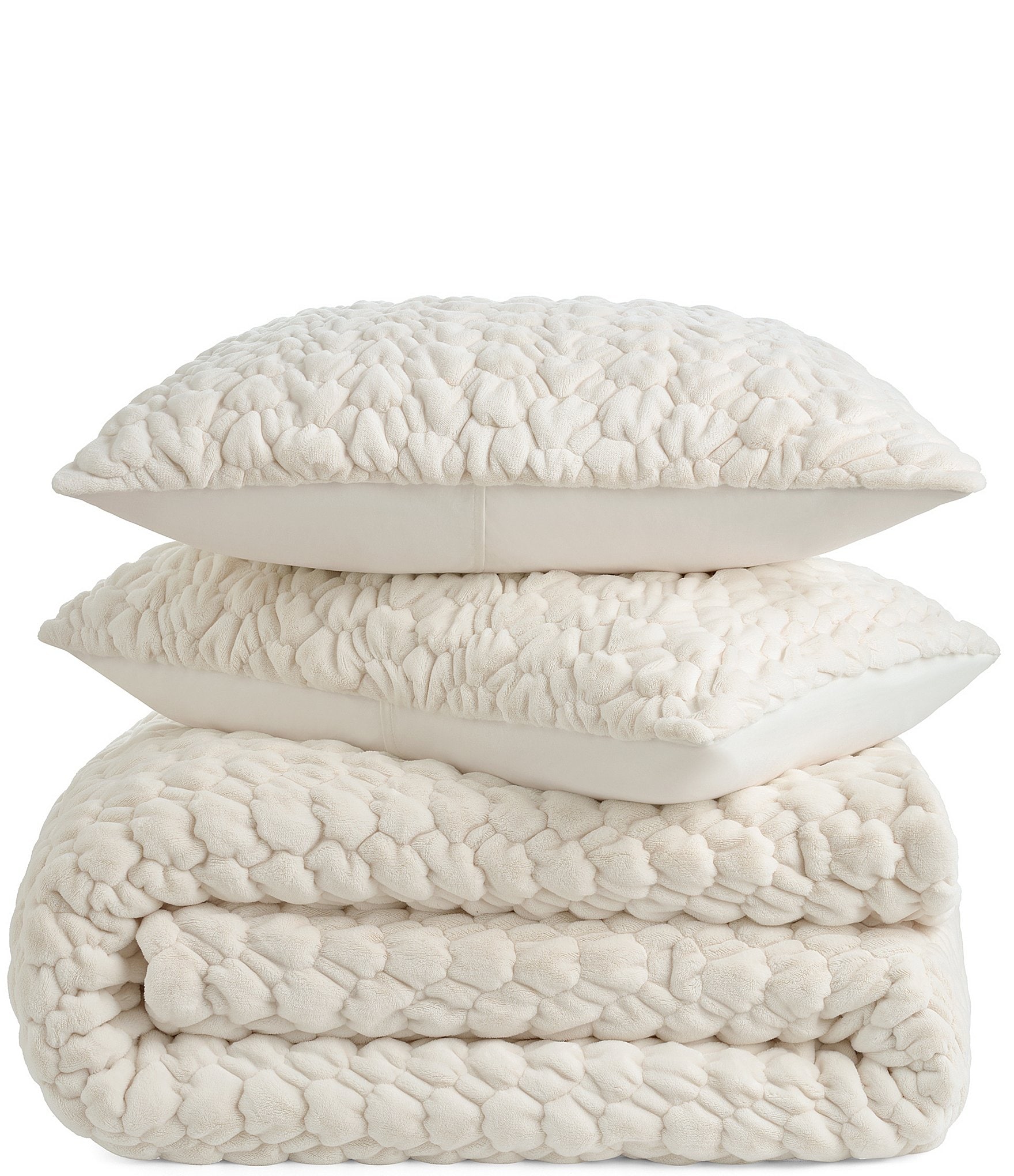UGG Dafni Ruched Plush Comforter Mini Set