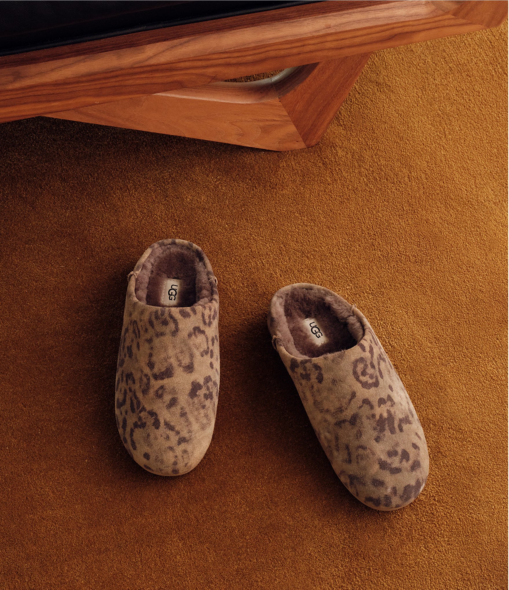 Ugg Elea Spotted Suede Mule Slippers
