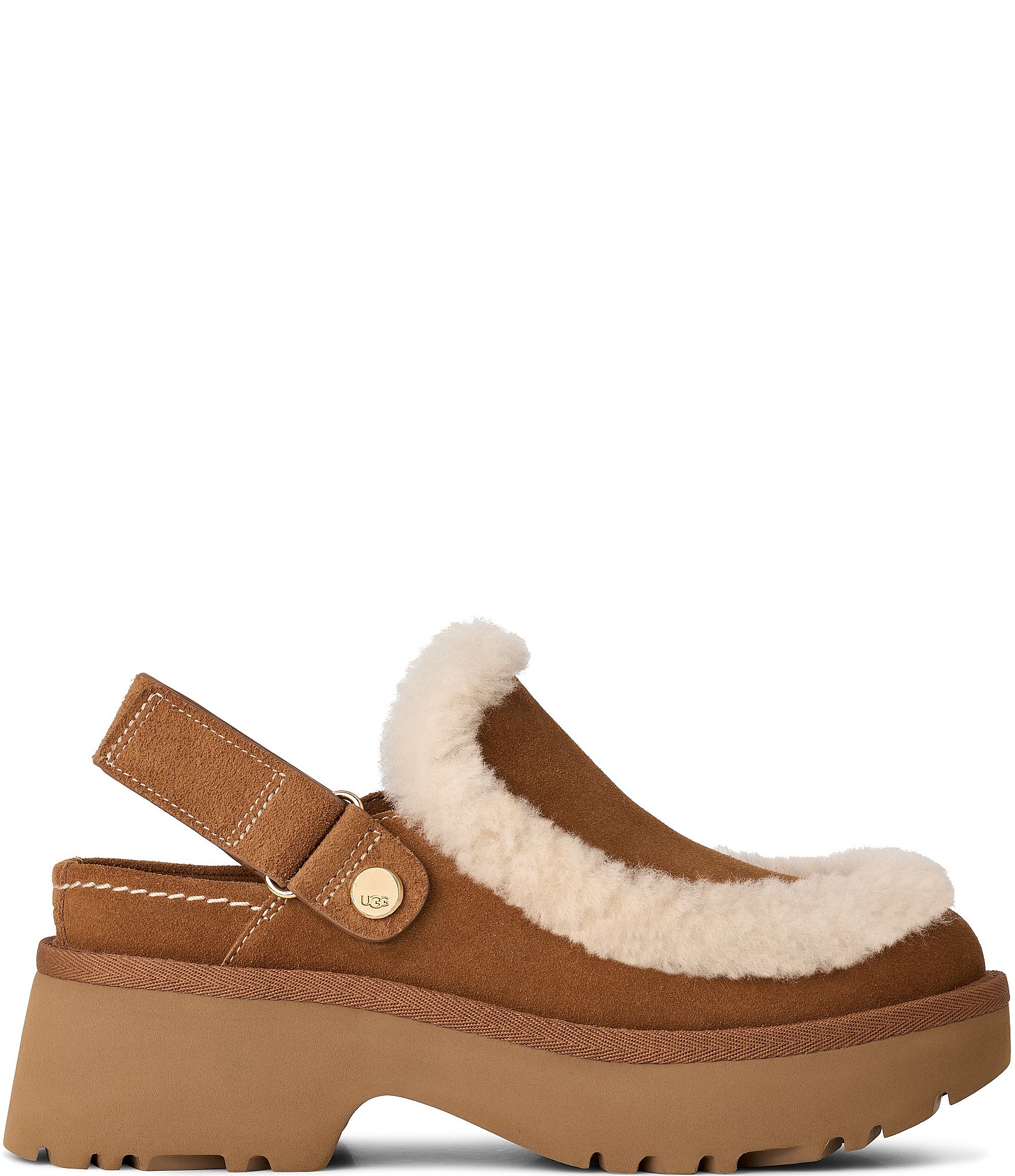 UGG Esmee Suede Convertible Slingback Strap Clogs