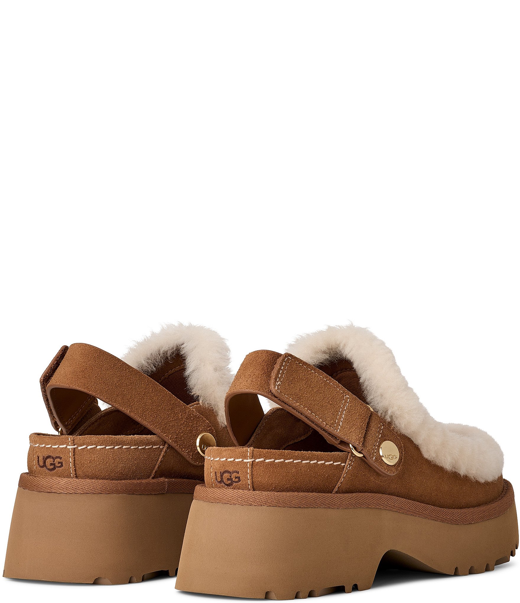 UGG Esmee Suede Convertible Slingback Strap Clogs