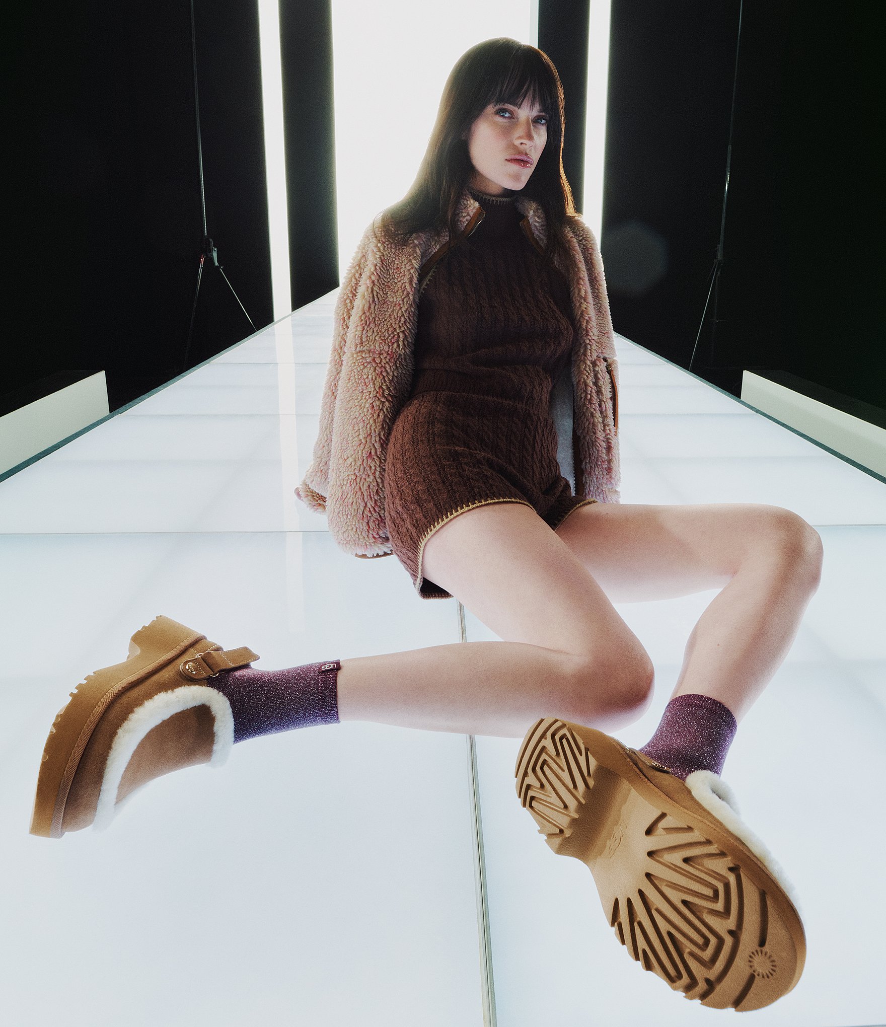 UGG Esmee Suede Convertible Slingback Strap Clogs