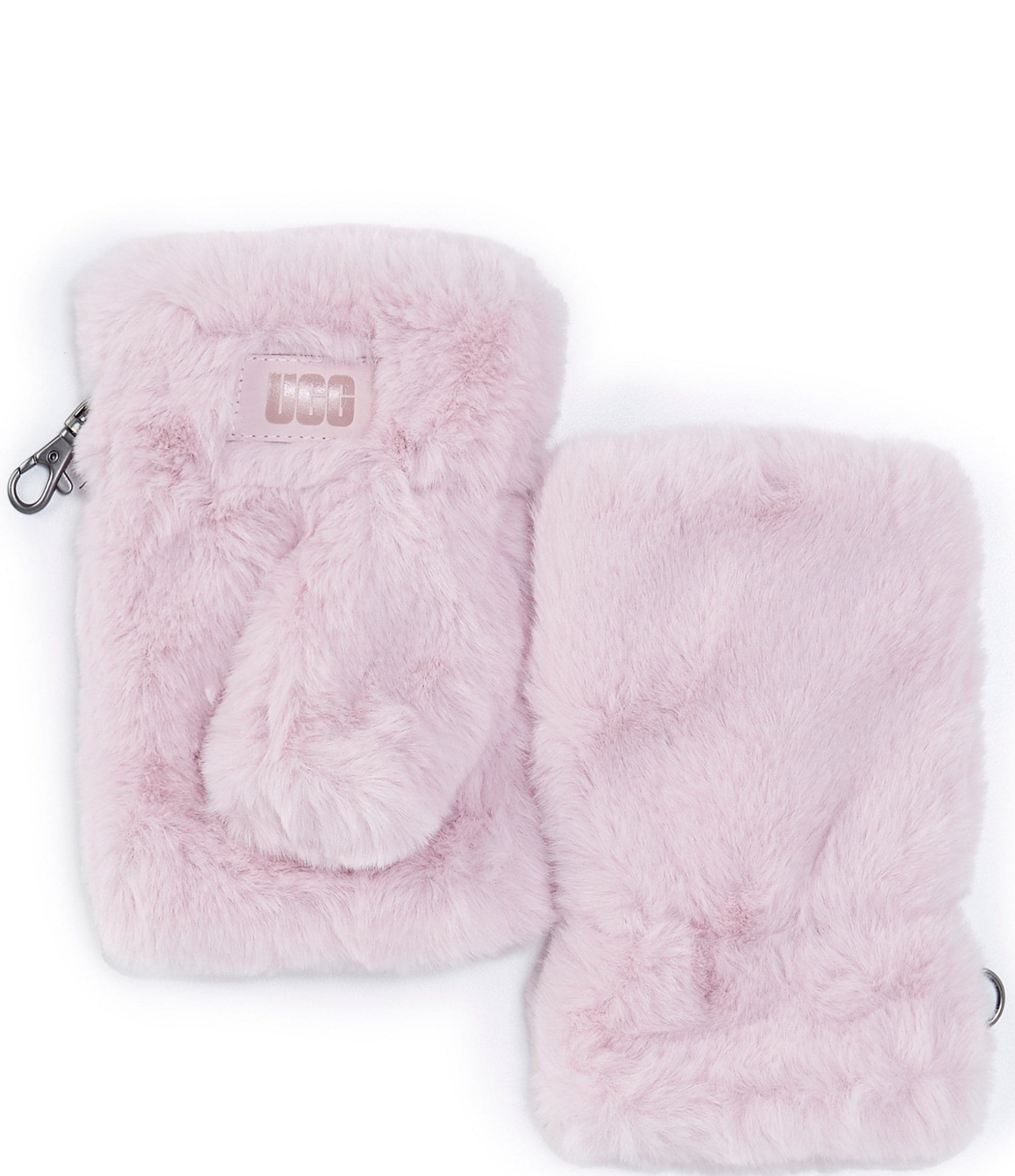 PINK FAUX-FUR ICON BOOT COVERS