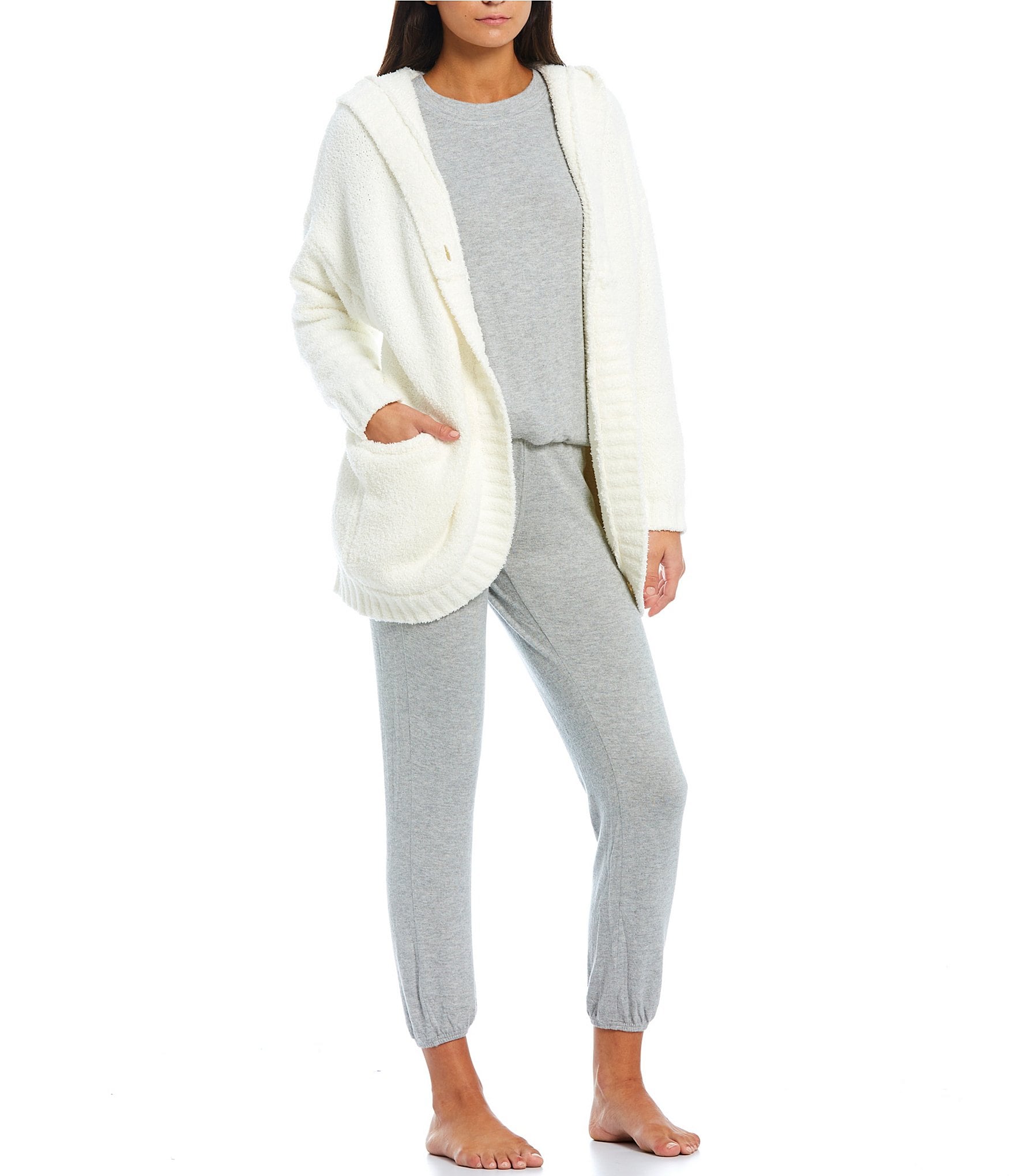 UGG® Gable Solid Brushed Knit Crew Neck Sweatshirt & Jogger Lounge Set