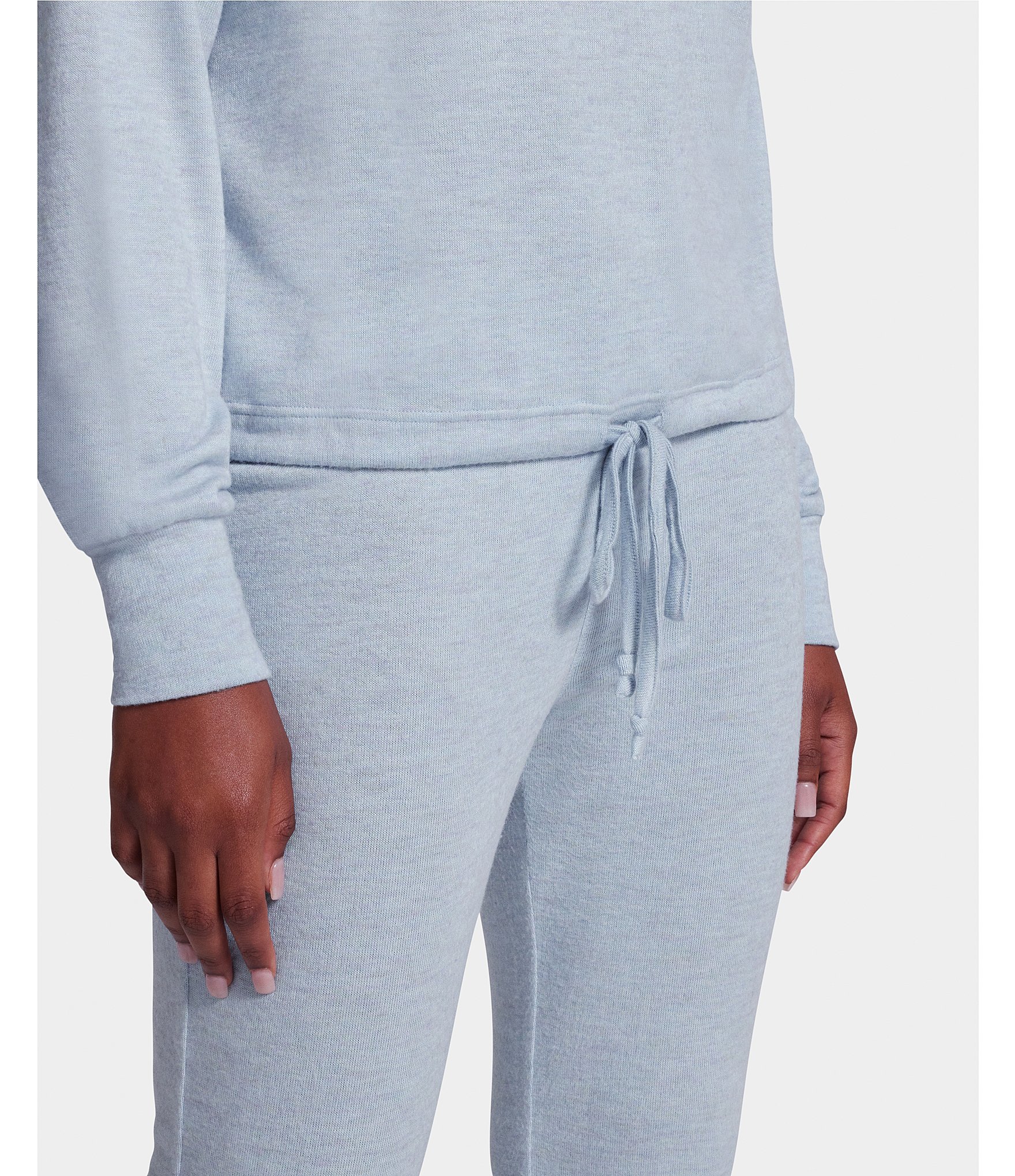 UGG® Gable Solid Brushed Knit Crew Neck Sweatshirt & Jogger Lounge Set