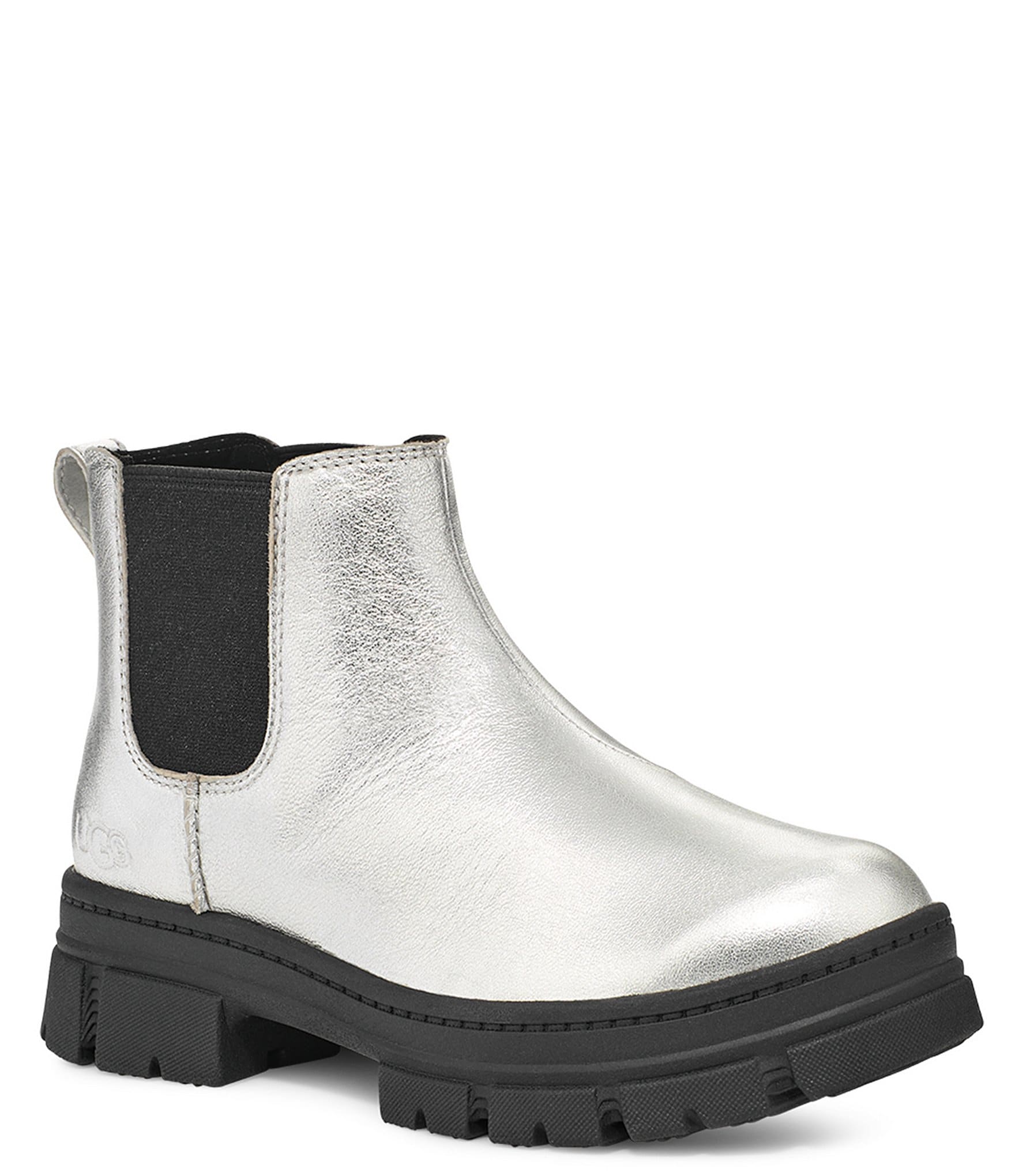 Ashton Metallic Leather Boots (Youth) | Dillard's