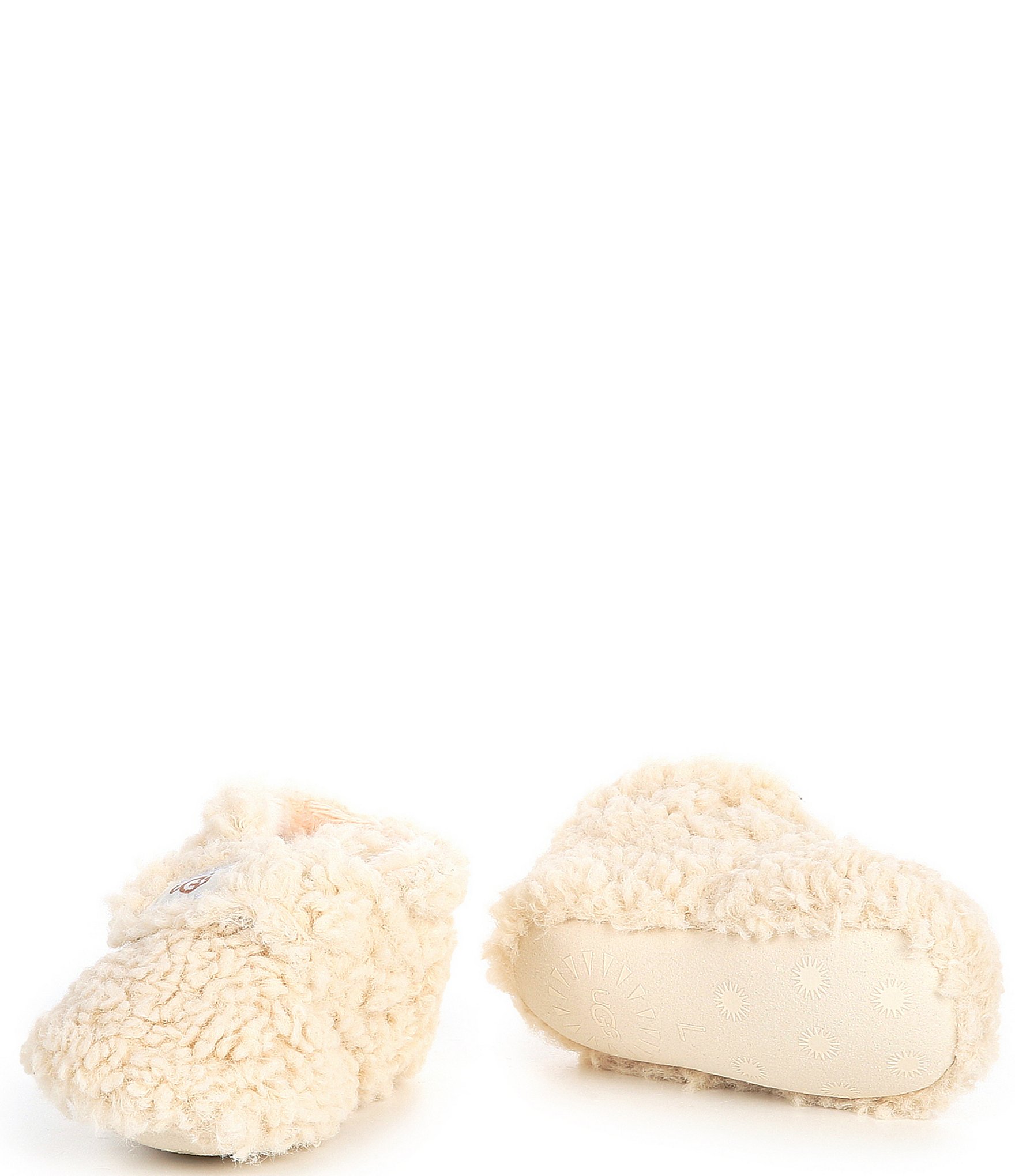 UGG® Girls' Bixbee Curly Crib Shoes (Infant) | Dillard's