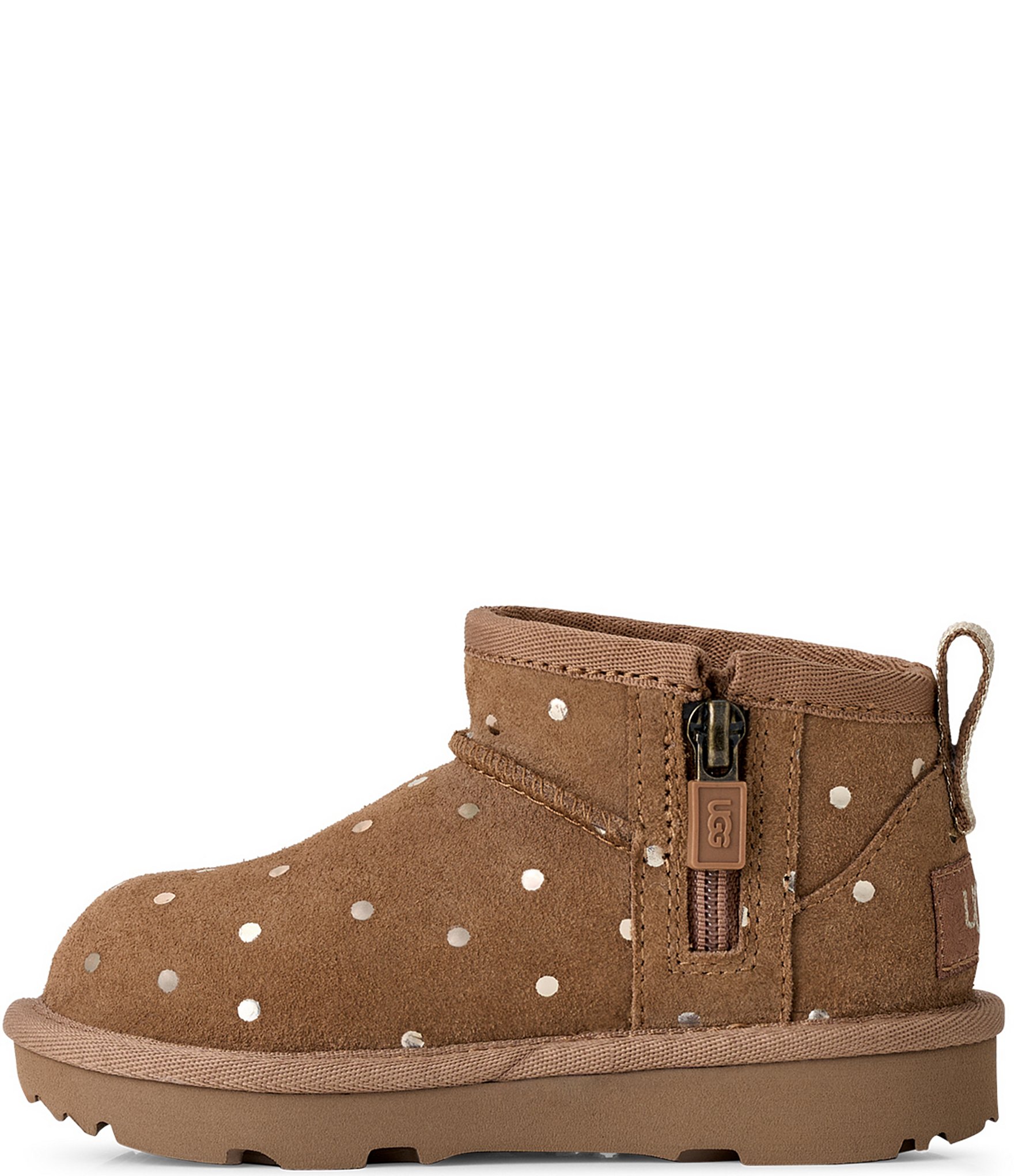 UGG Girls' Classic Ultra Mini Shiny Dot Boots (Infant)