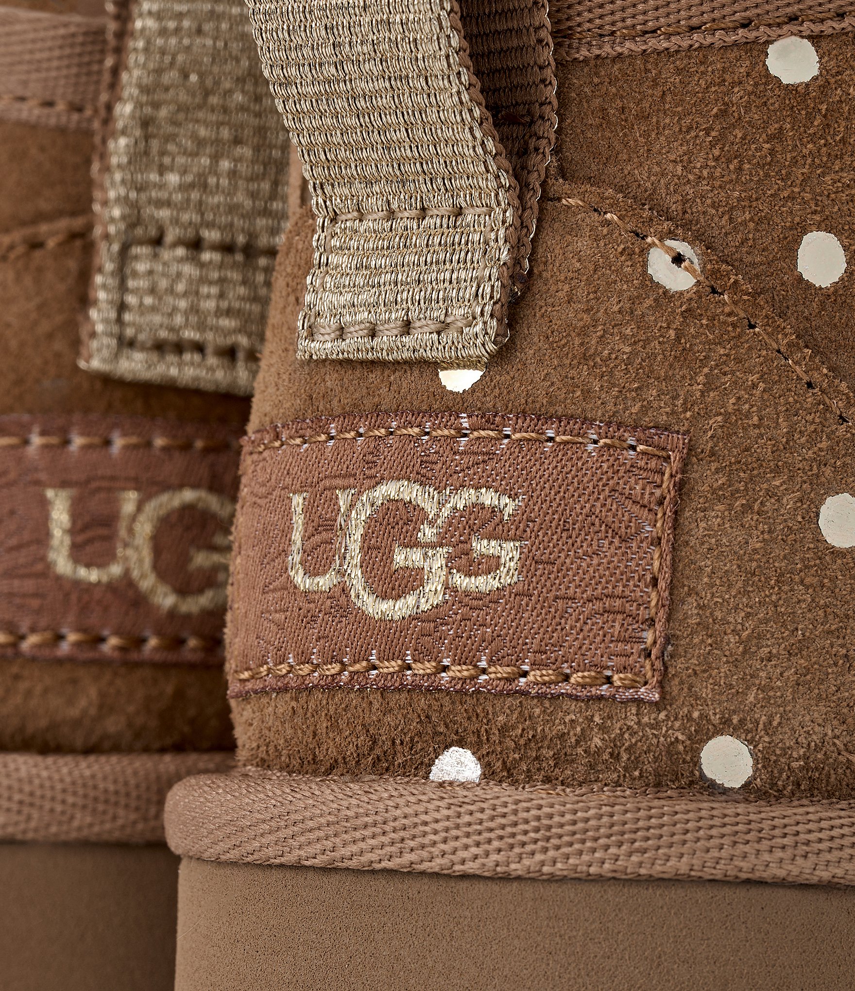UGG Girls' Classic Ultra Mini Shiny Dot Boots (Infant)