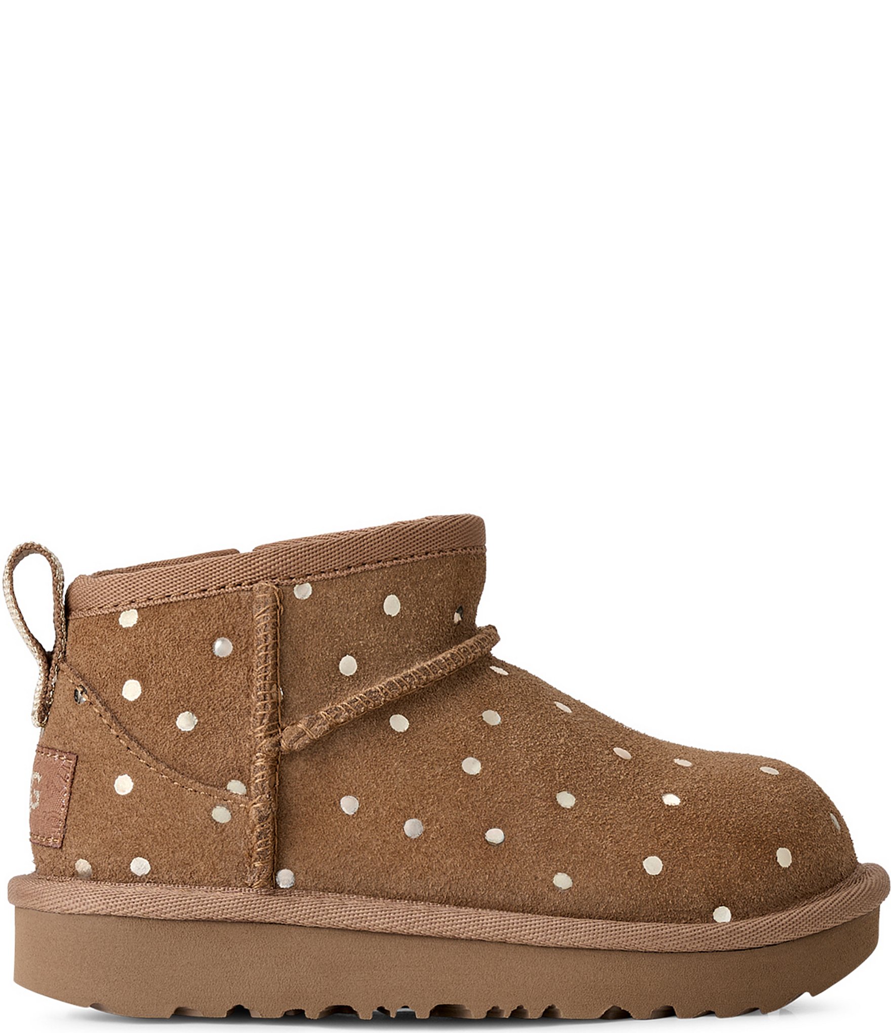 UGG Girls' Classic Ultra Mini Shiny Dot Boots (Toddler)