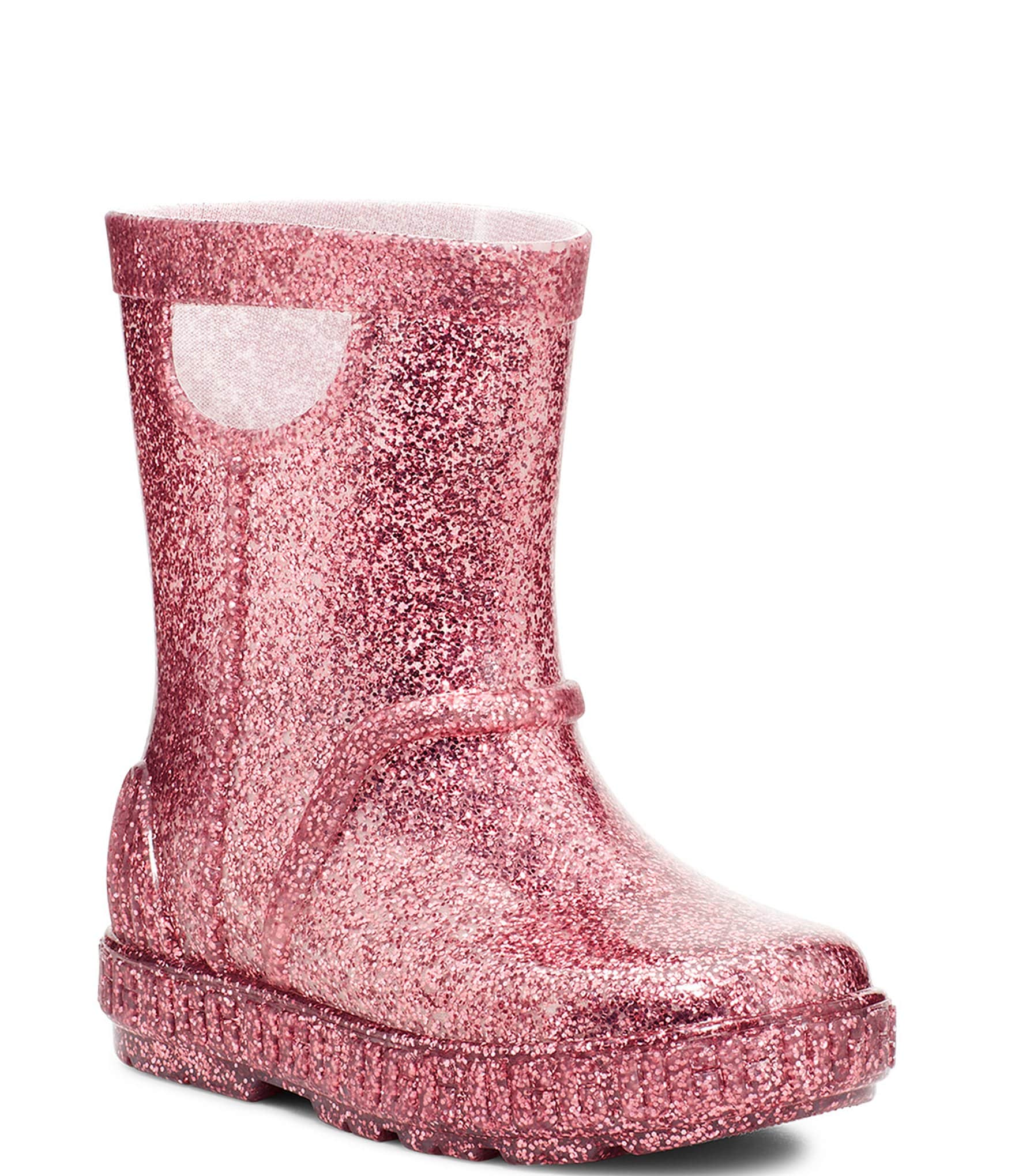 UGG Girls' Drizlita Glitter Rain Boots (Infant) | Dillard's