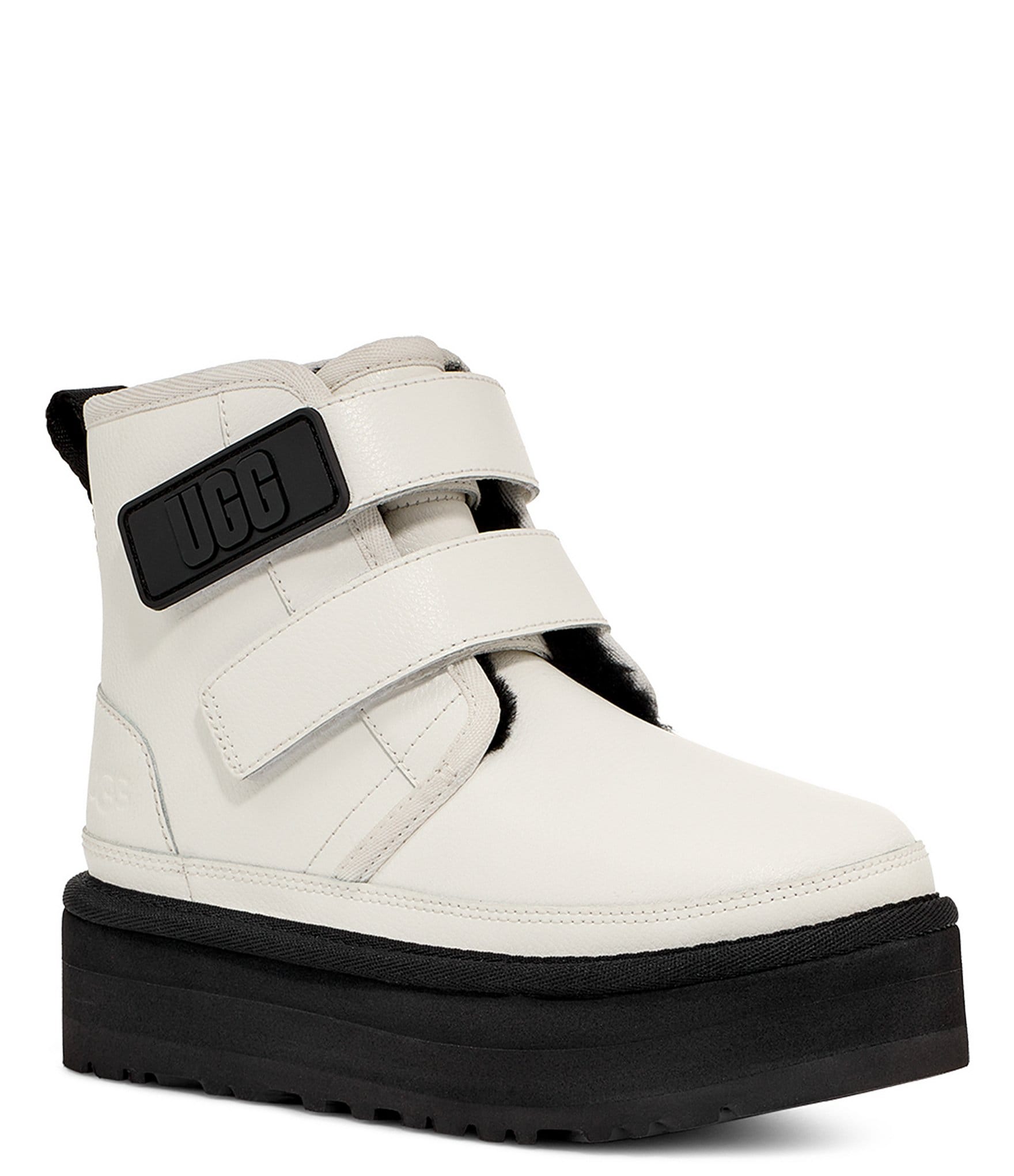 UGG Girls' Neumel Platform Leather Boots (Youth) | Dillard's