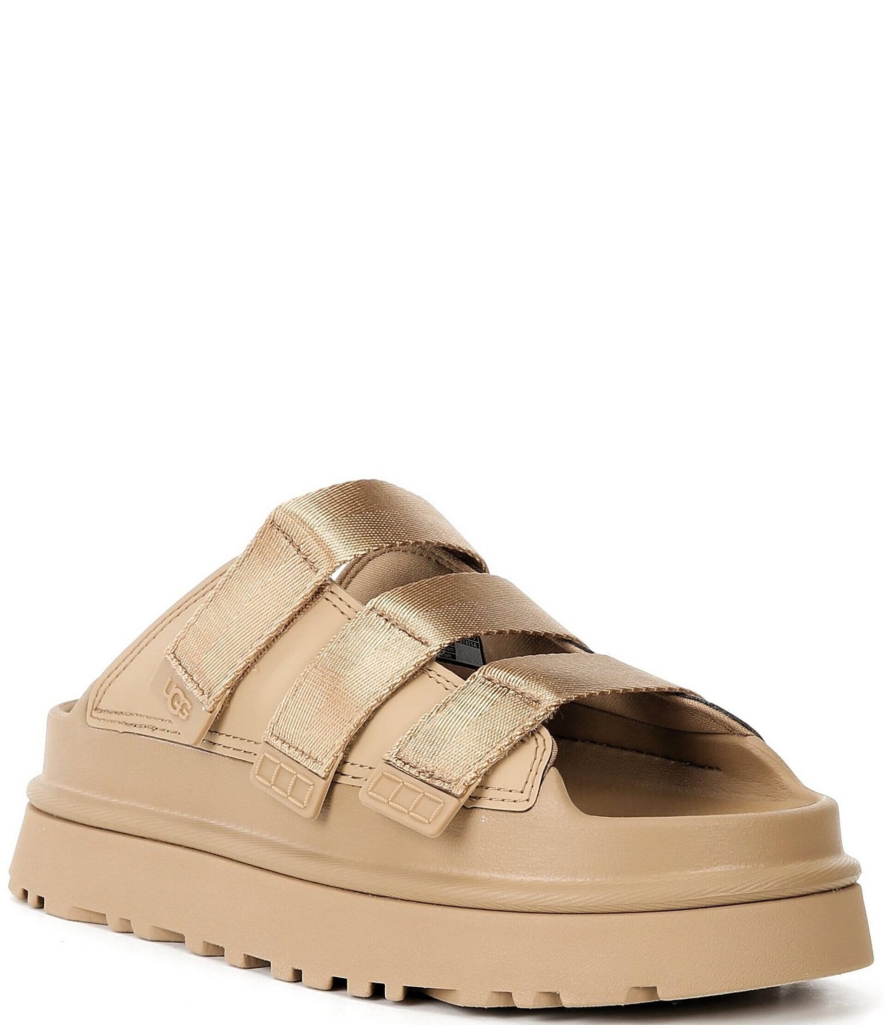 サンダル・ミュール UGG Golden Glow Platform Strap Slide Golden Glow Slide Jasmi UGG GoldenGlow EVA Platform Family Matching Slingback