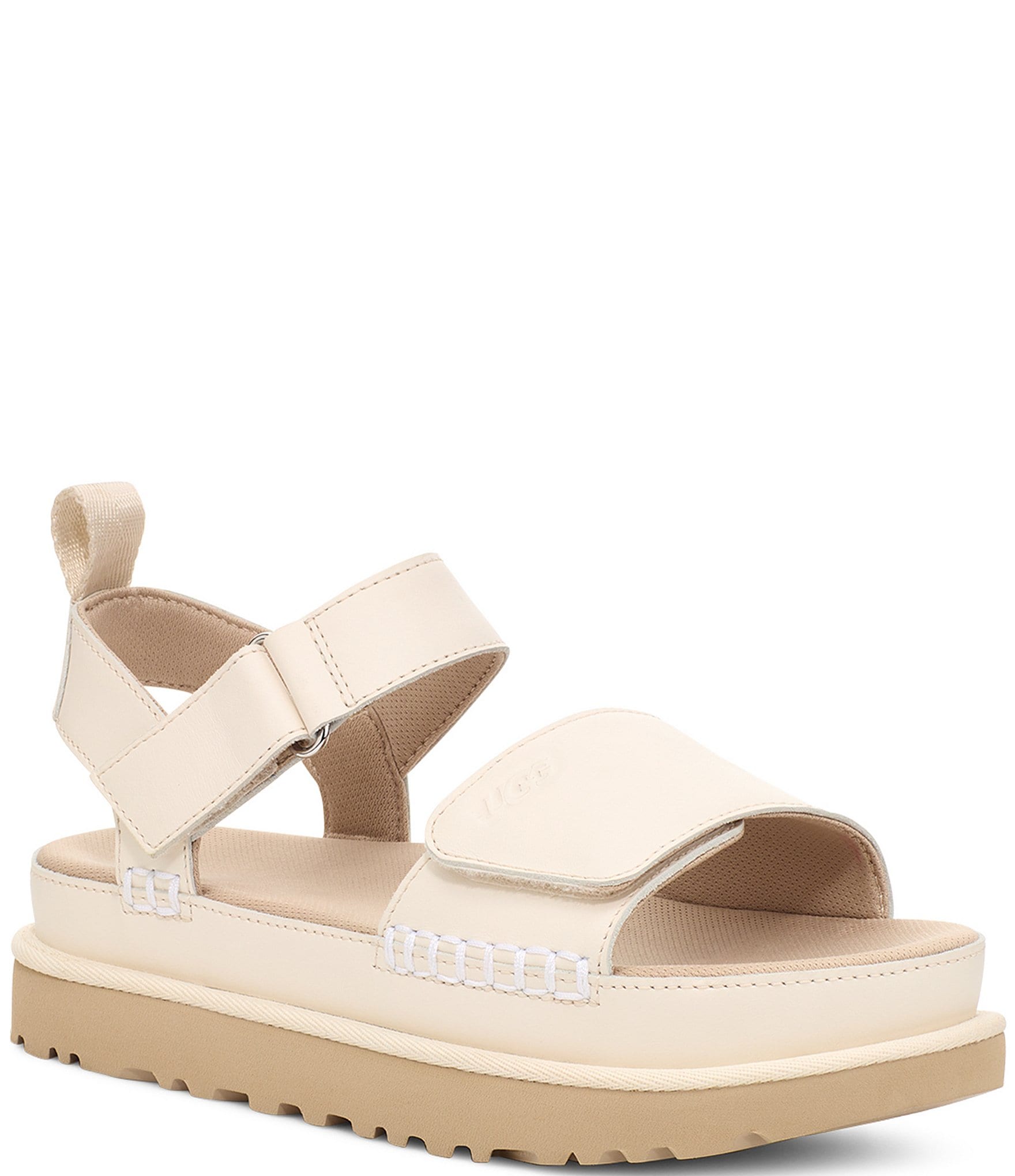 UGG Goldenstar Leather Thick Strap Sandals Dillard s