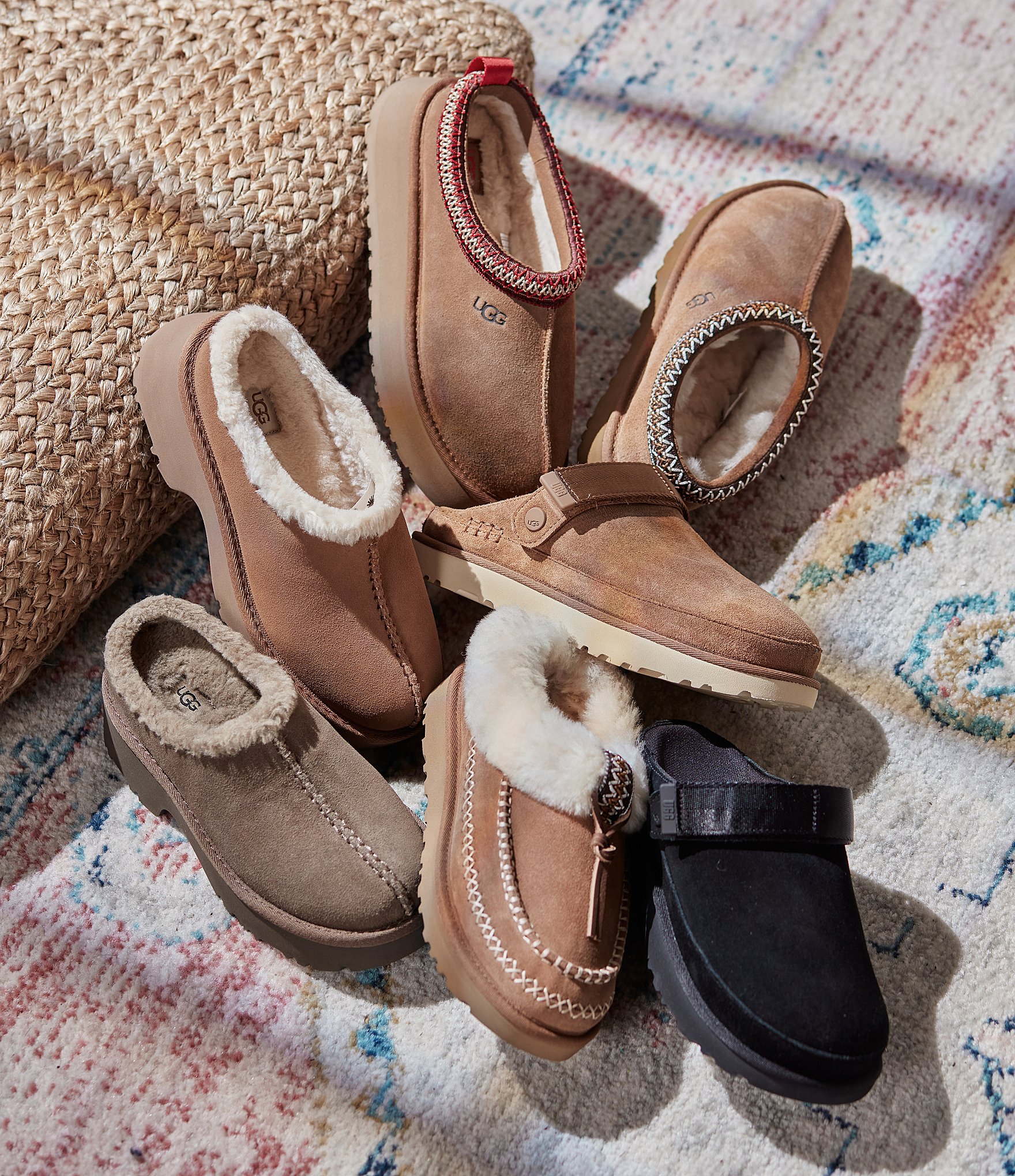 UGG Goldenstar Suede Family Matching Backstrap Clogs